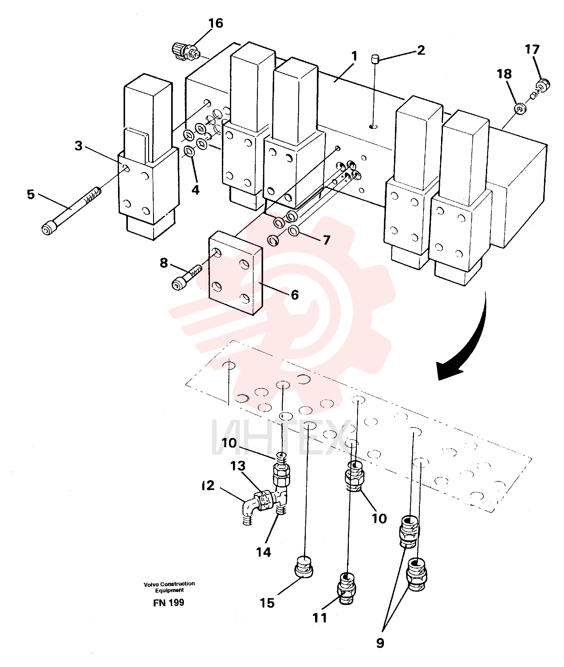 Mounting plate VOE 14254593 (2)