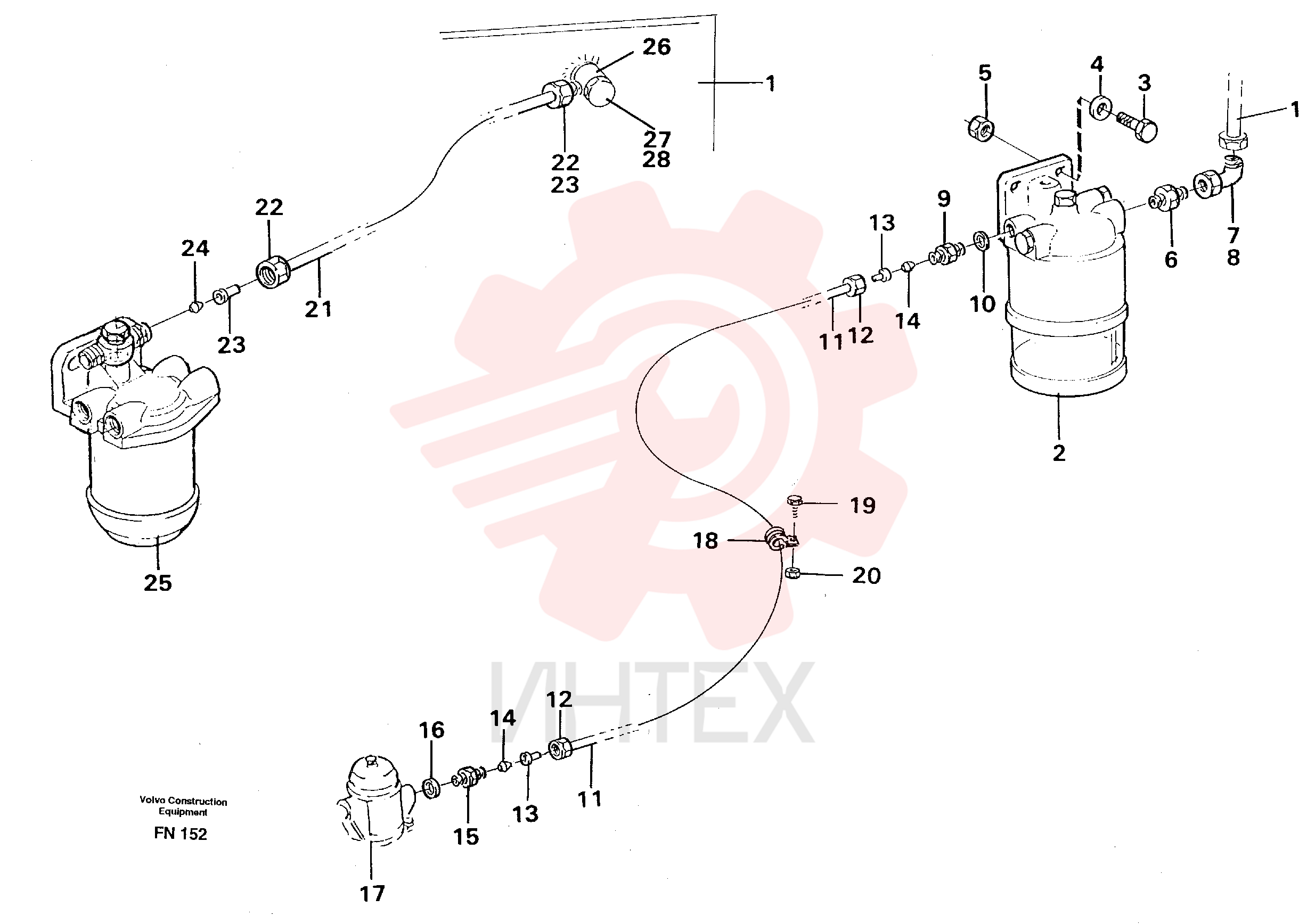 Plane gasket VOE 13947621 (2)