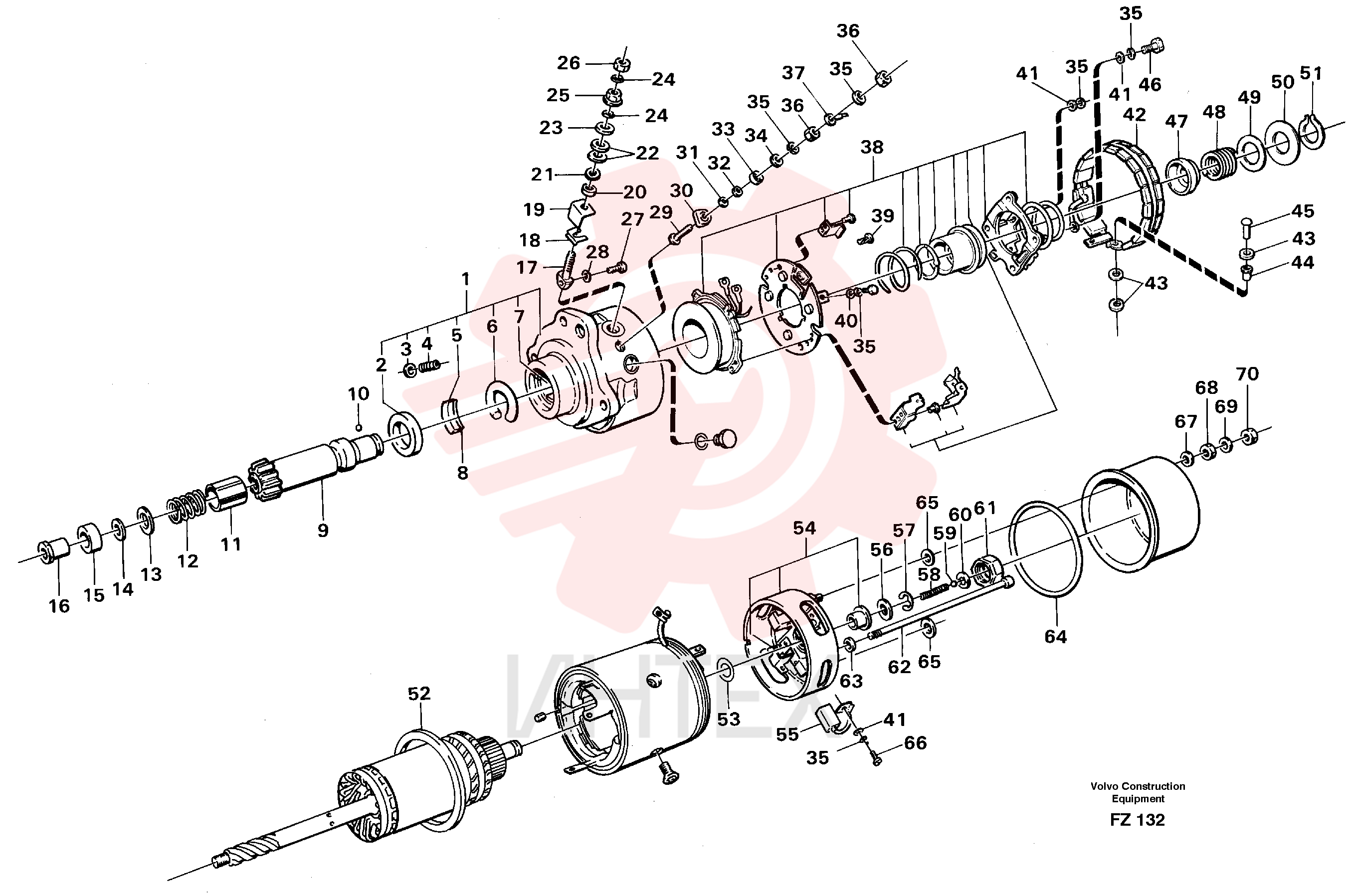 Starter Motor VOE 11997954 (1)