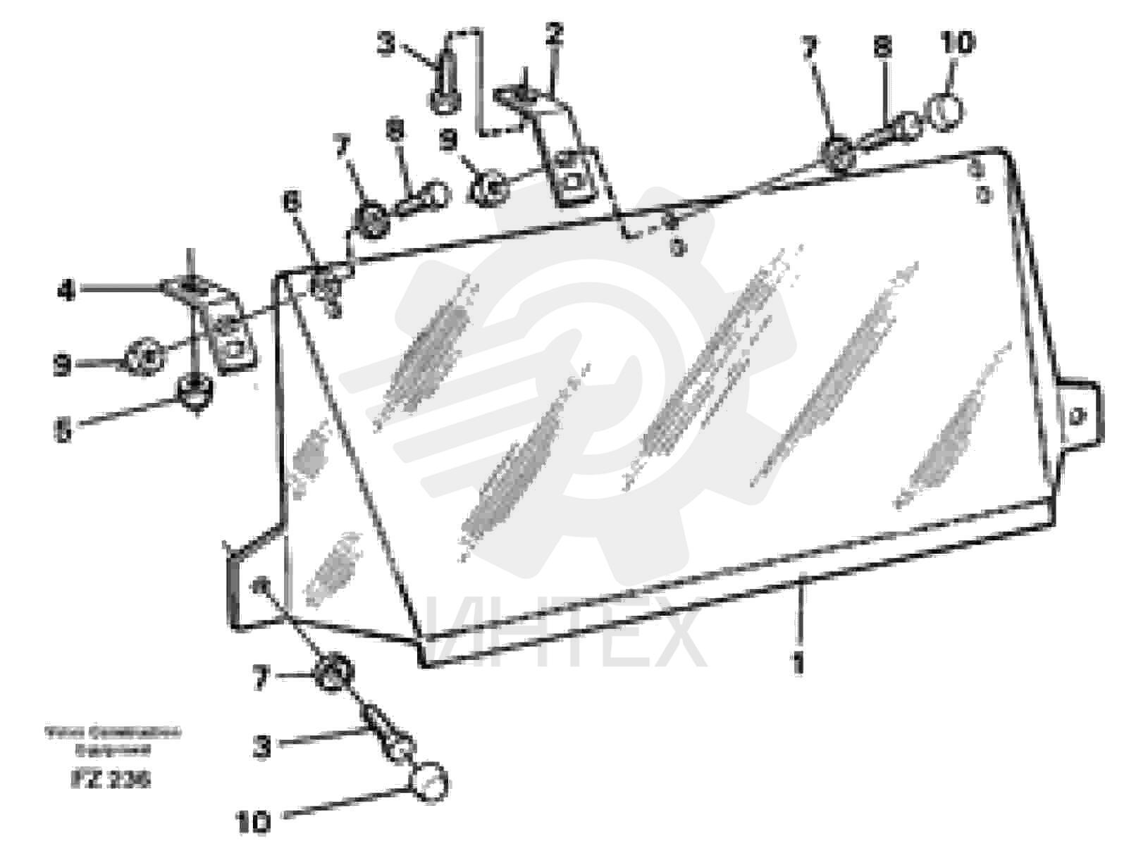 Sun visor VOE 14250507 (1)