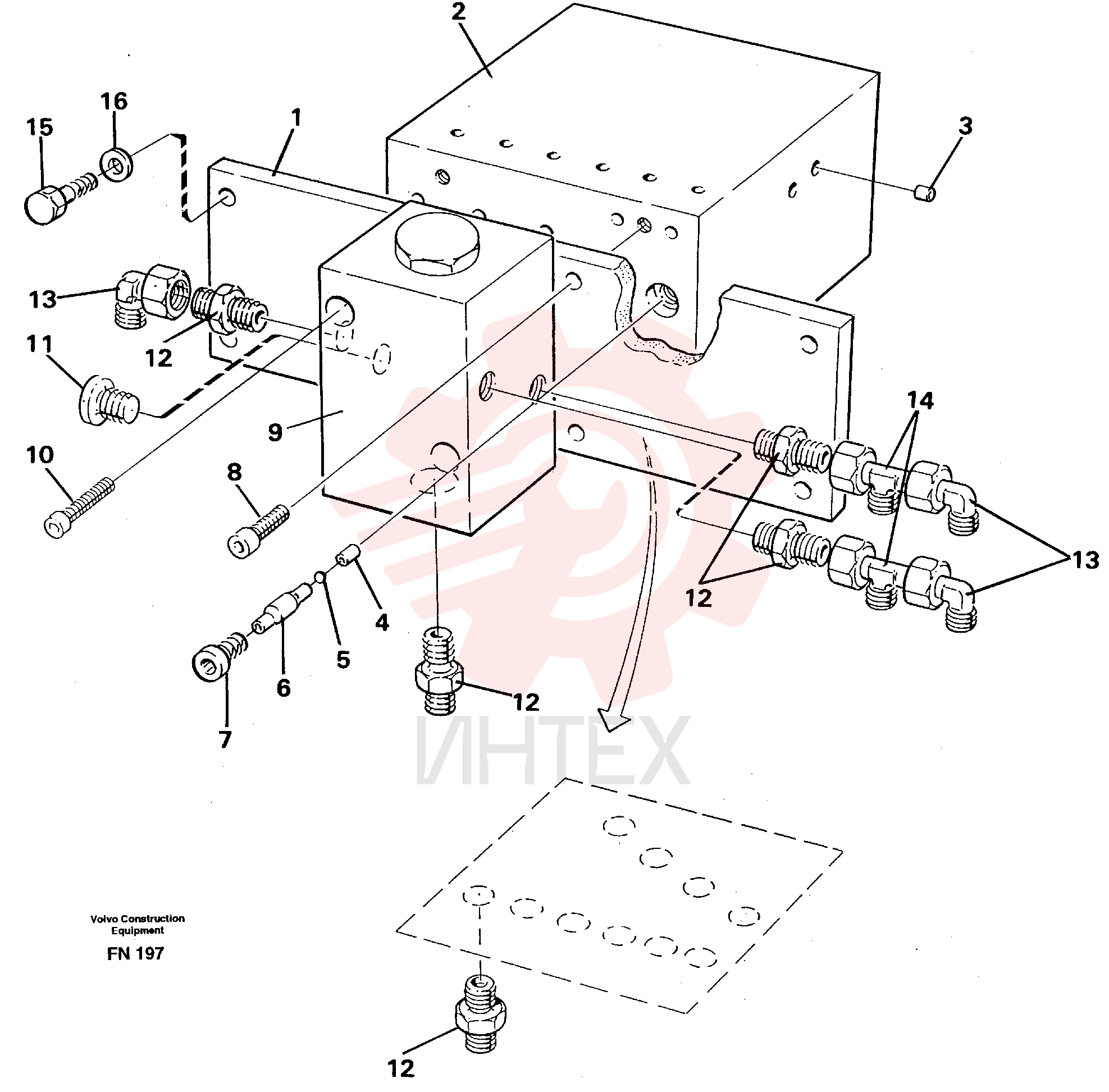 Valve body VOE 14261203 (2)