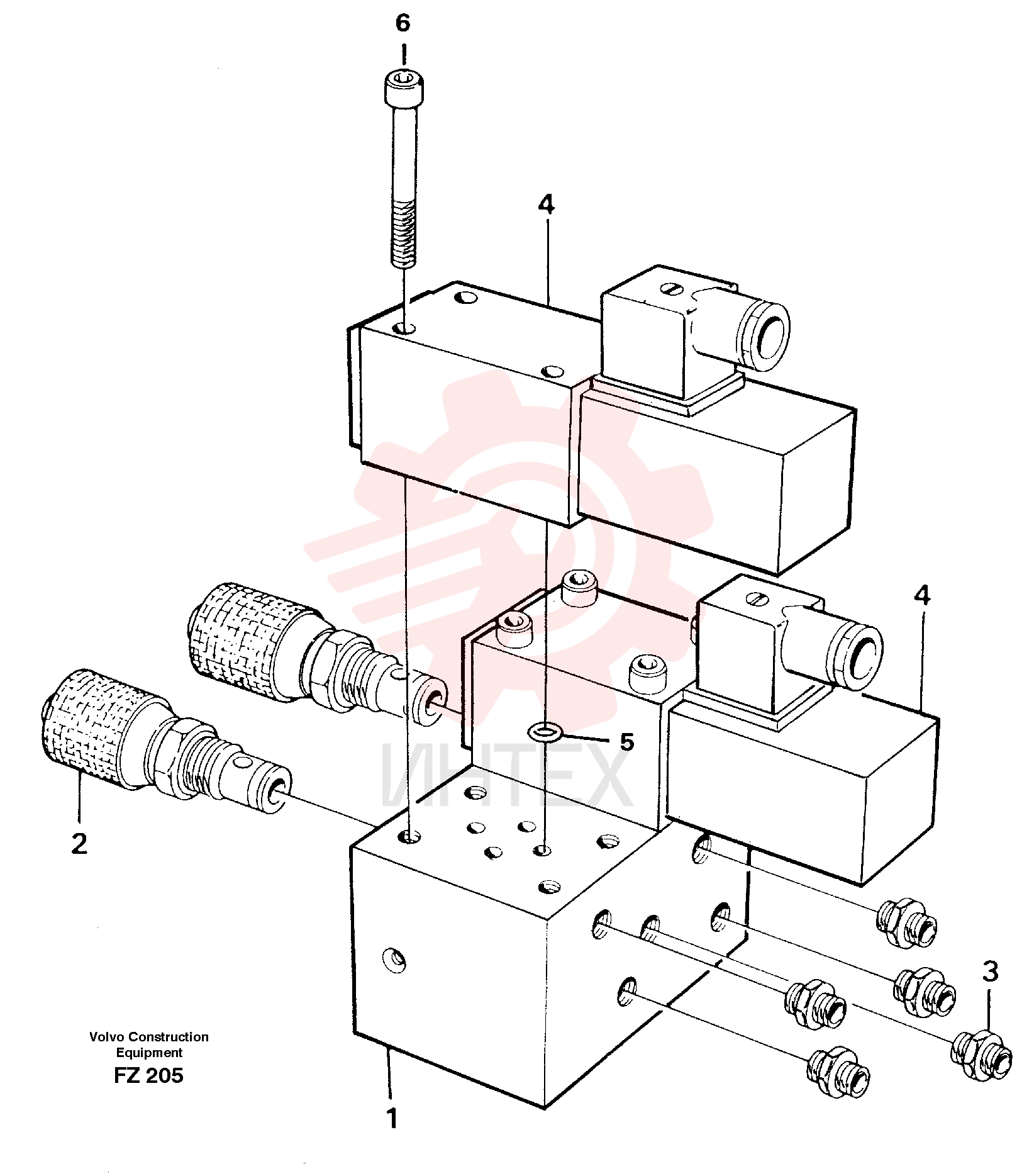 Valve body VOE 14243113 (1)