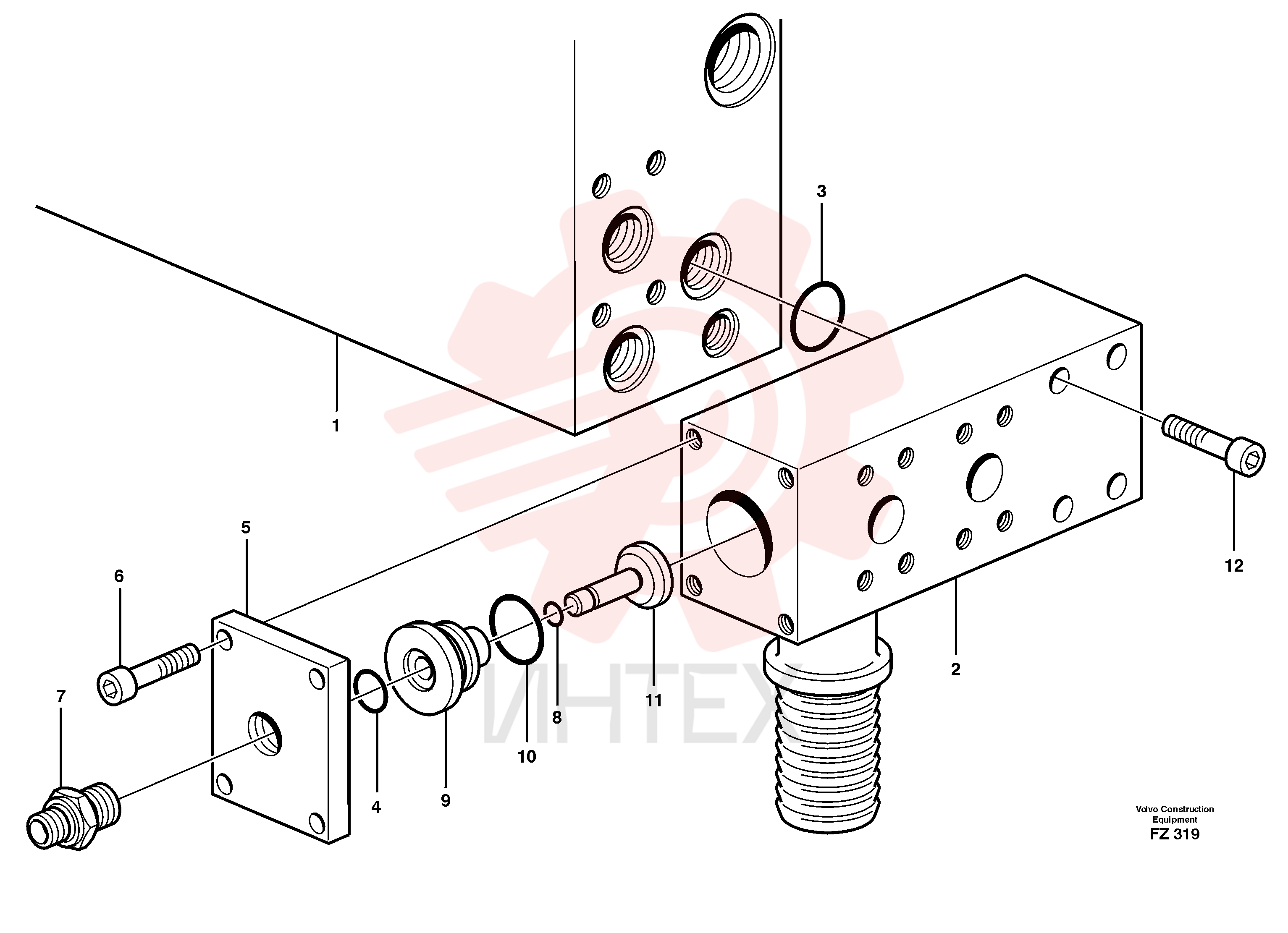 Valve housing VOE 14266207 (1)