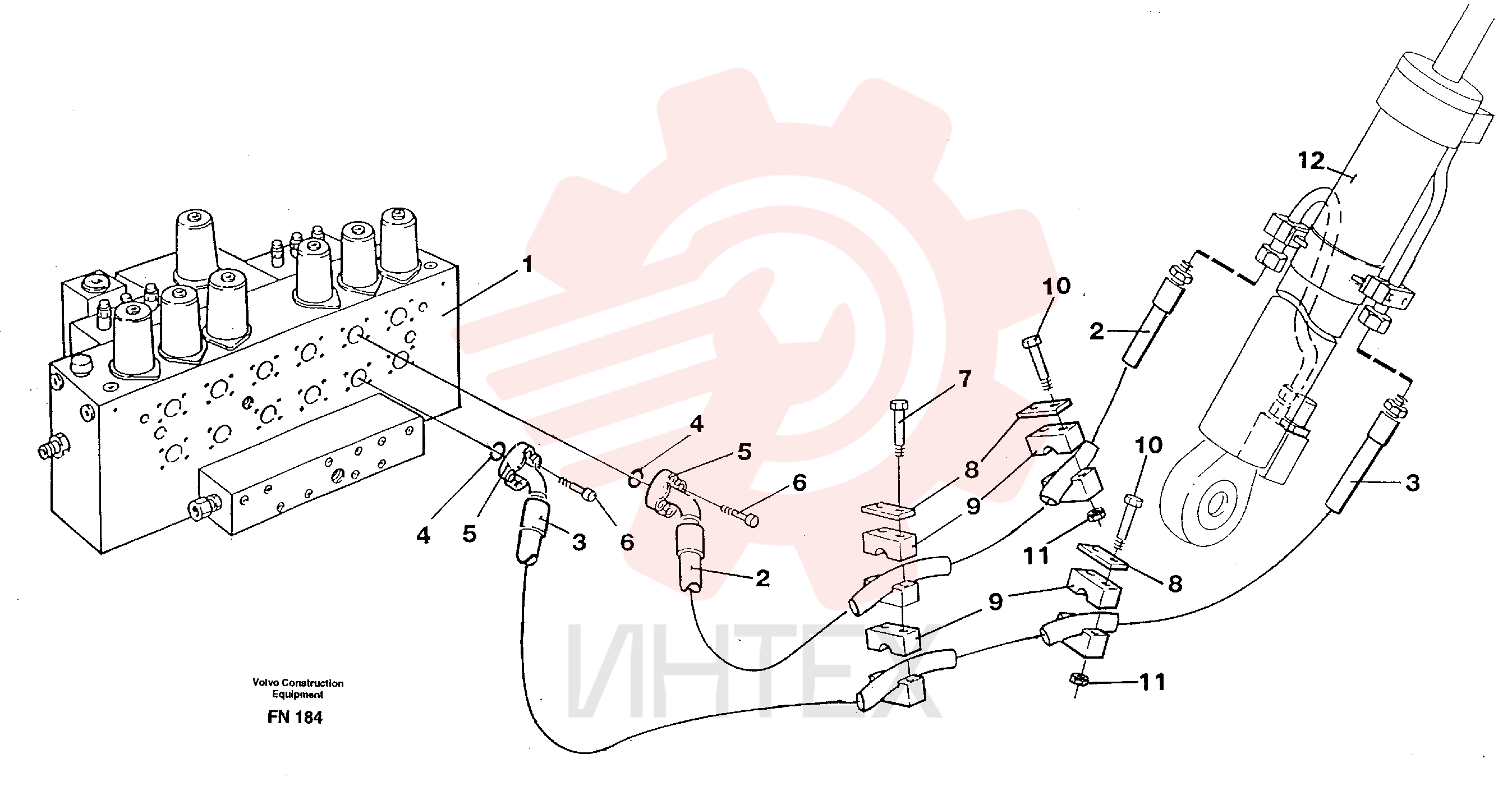 Винт шестигранник VOE 13970958 (2)