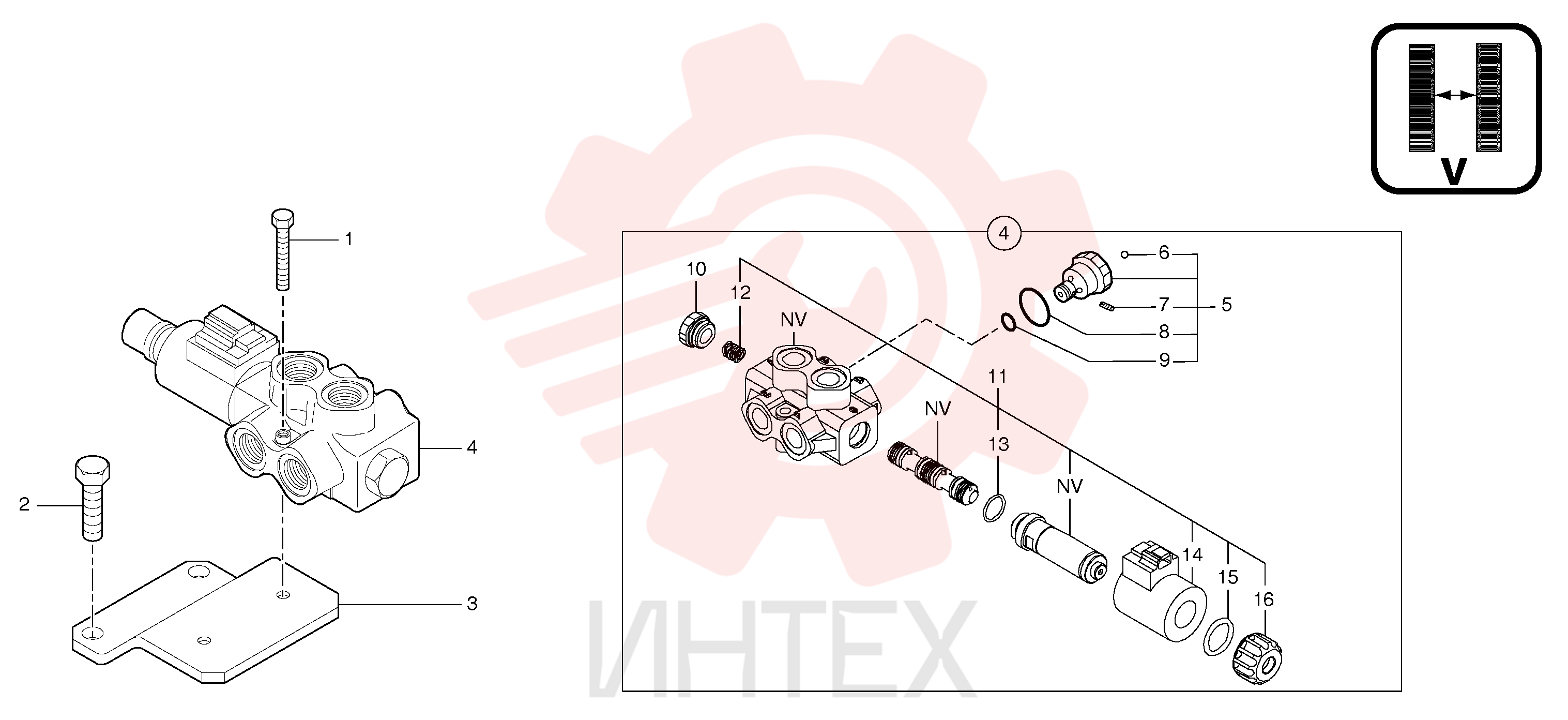Болт VOE 965177