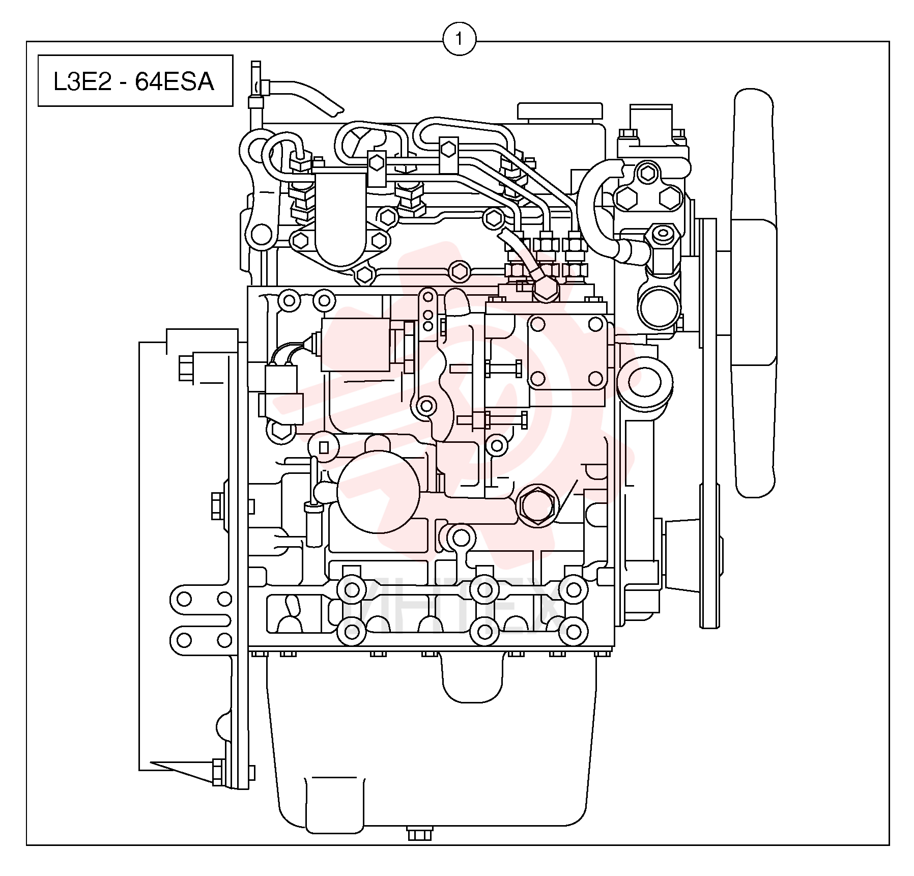 Equipped engine VOE 11800860 (2)