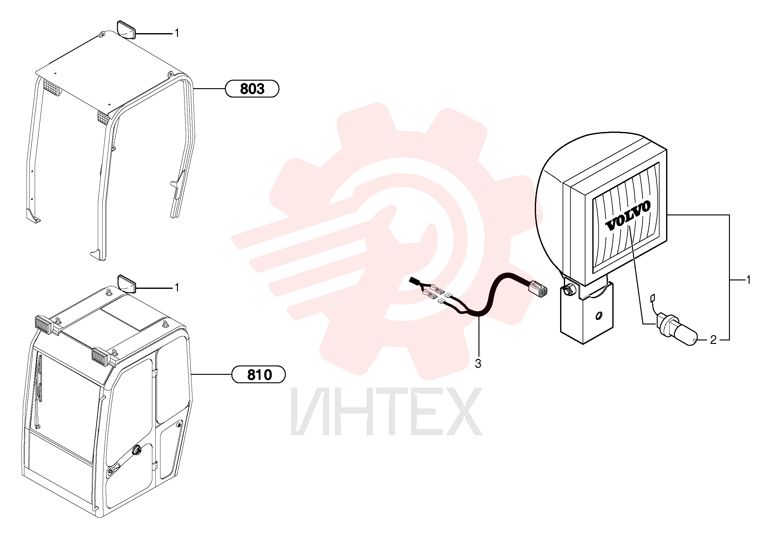 Фара VOE 11039847 (5)