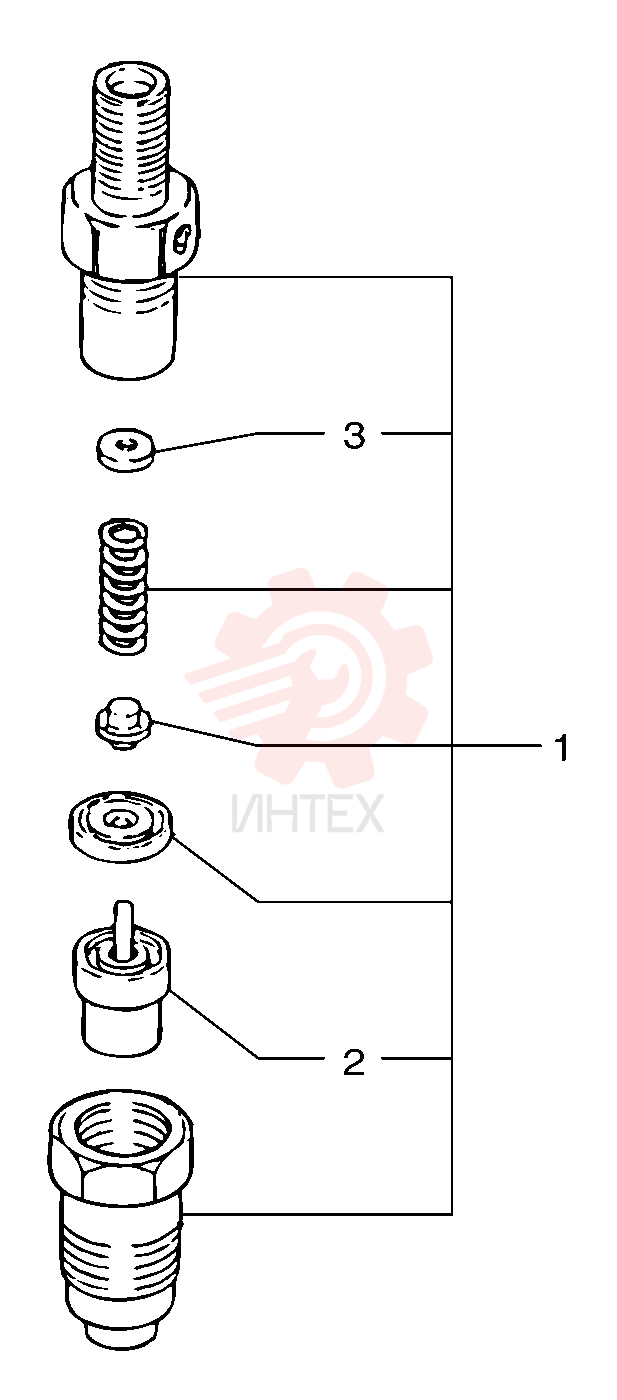 Форсунка топливная (инжектор) PJ 7413007 (1)