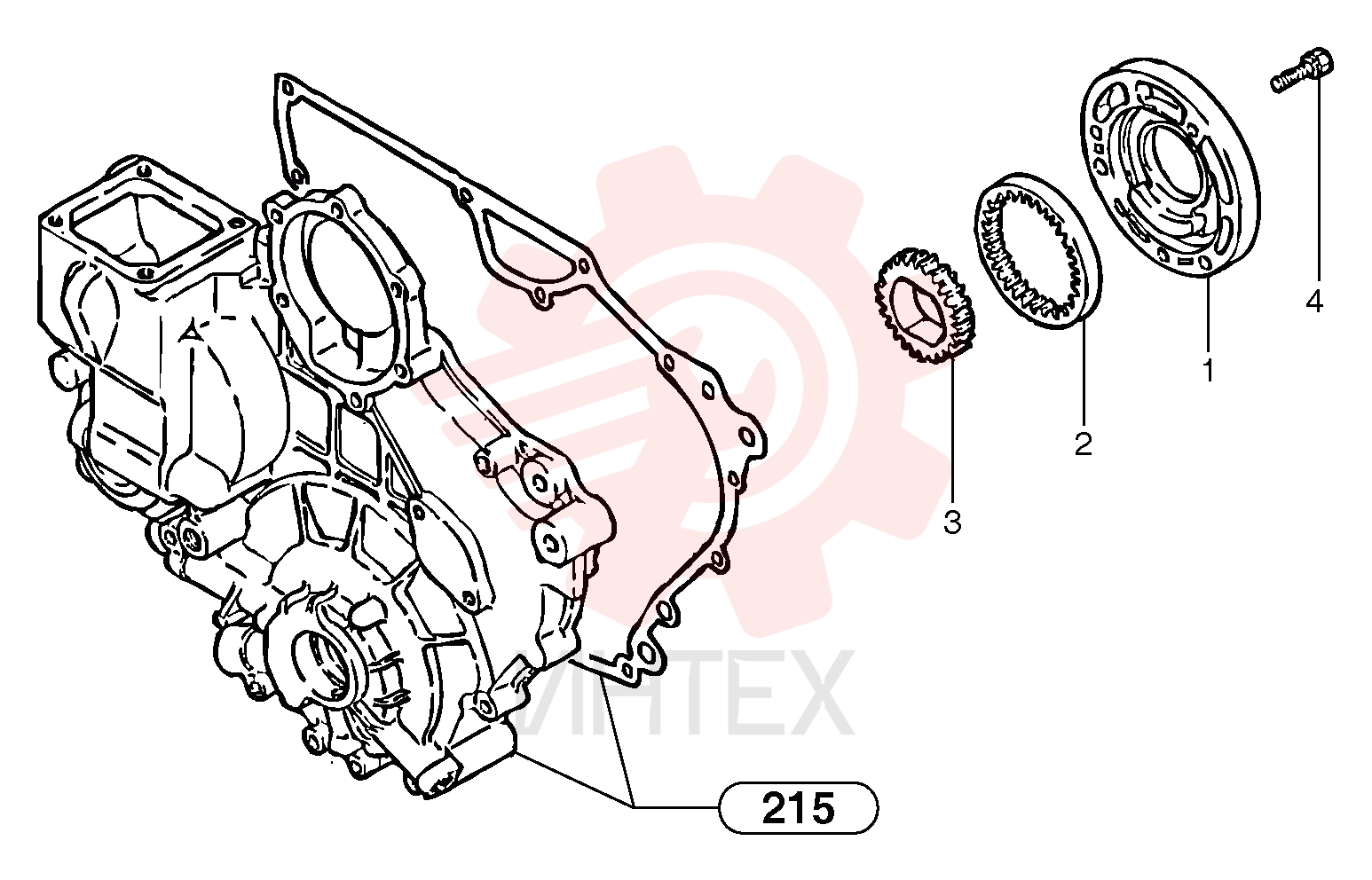 Oil pump housing PJ 7410671 (1)