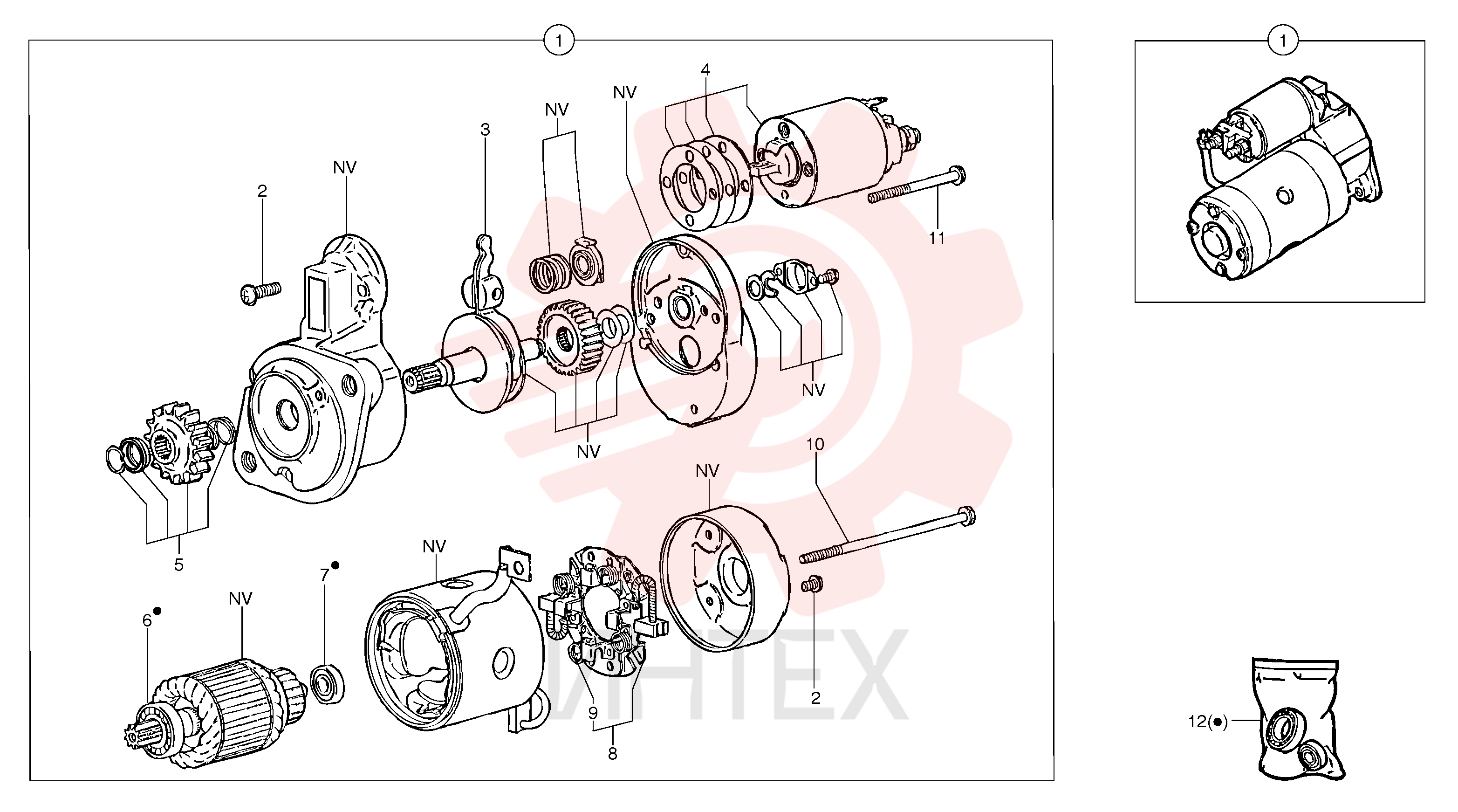 Starter Motor PJ 7412897 (1)