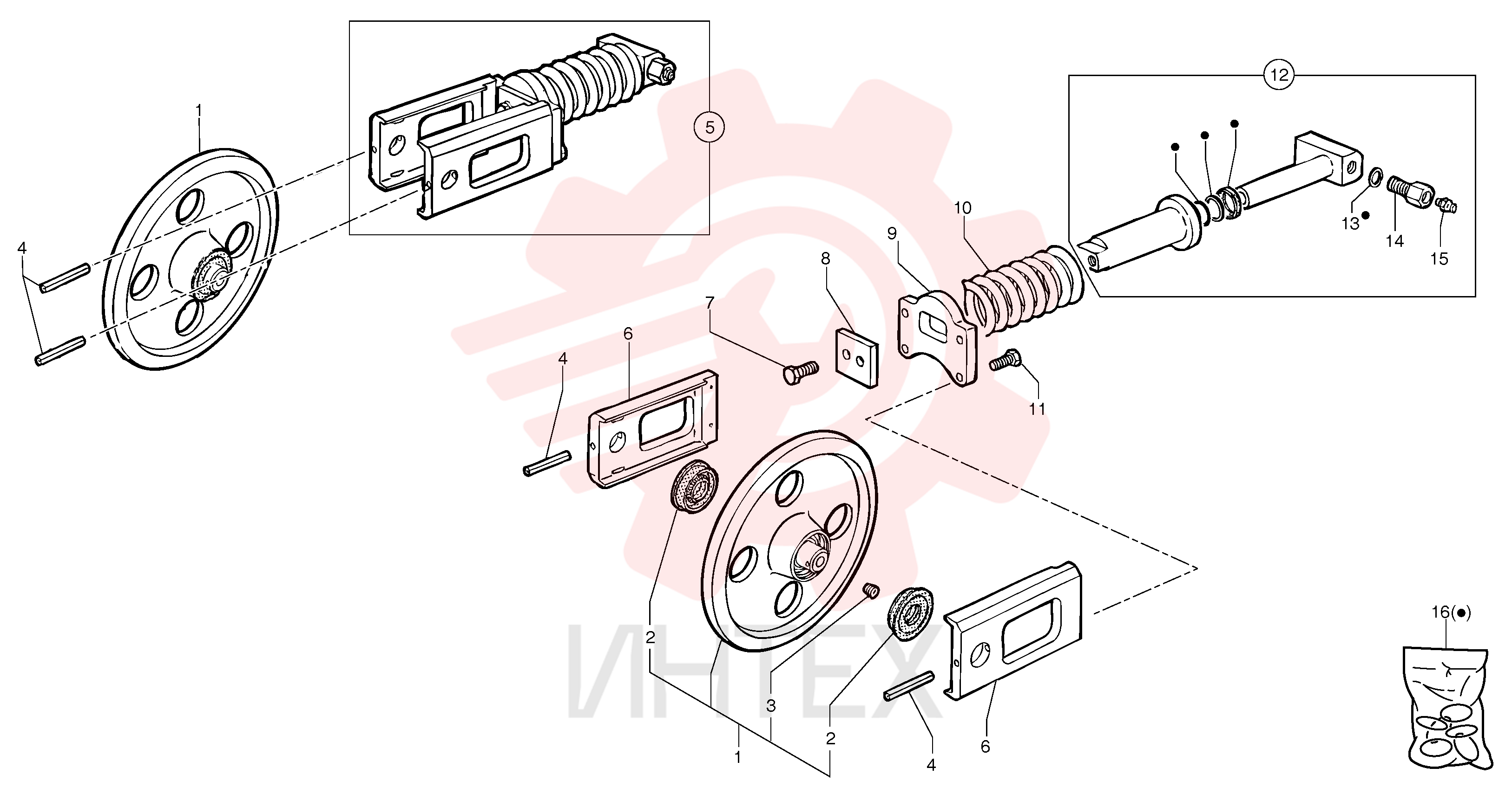 Tension wheel PJ 7450416