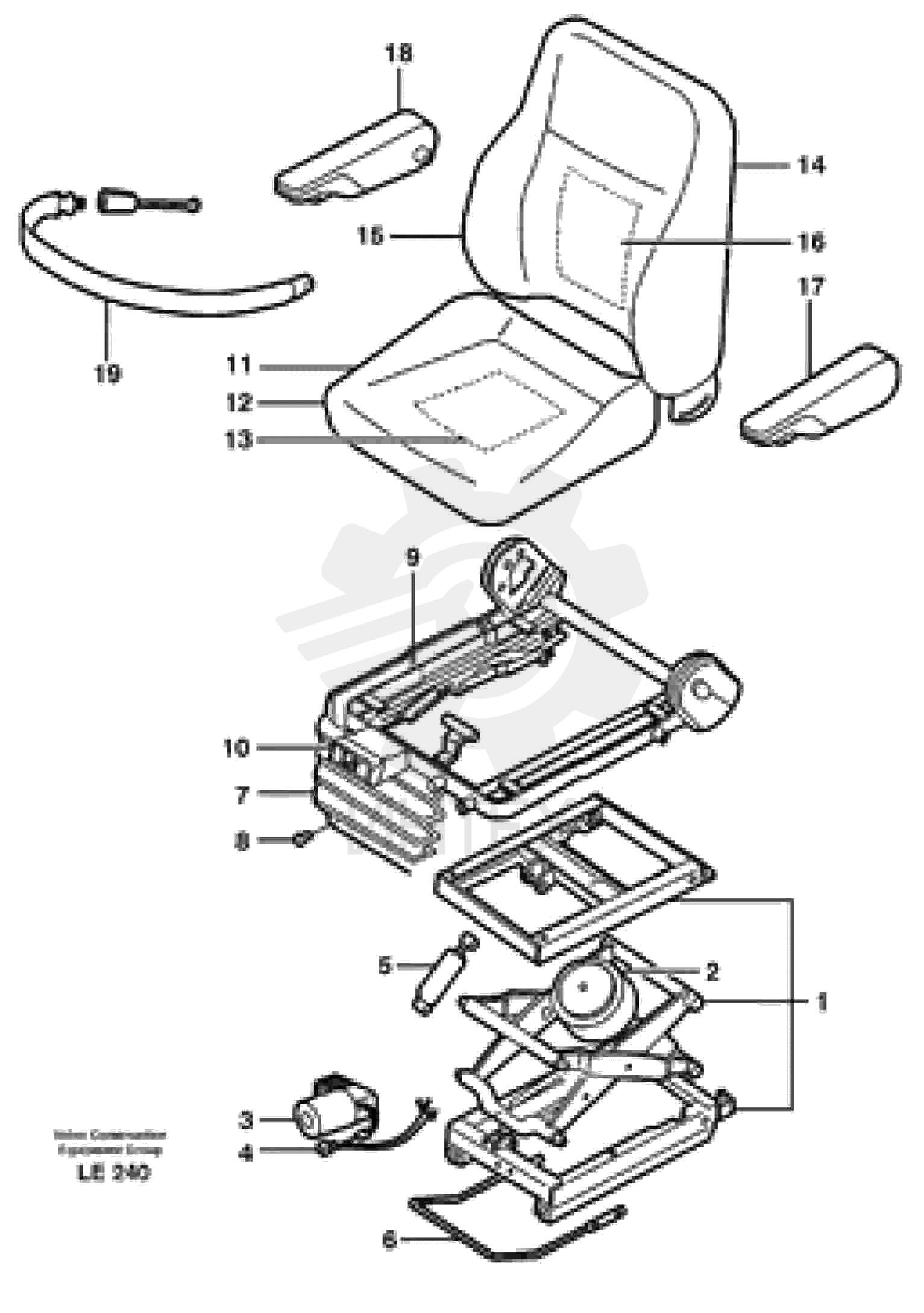 Operator's Seat VOE 14370474