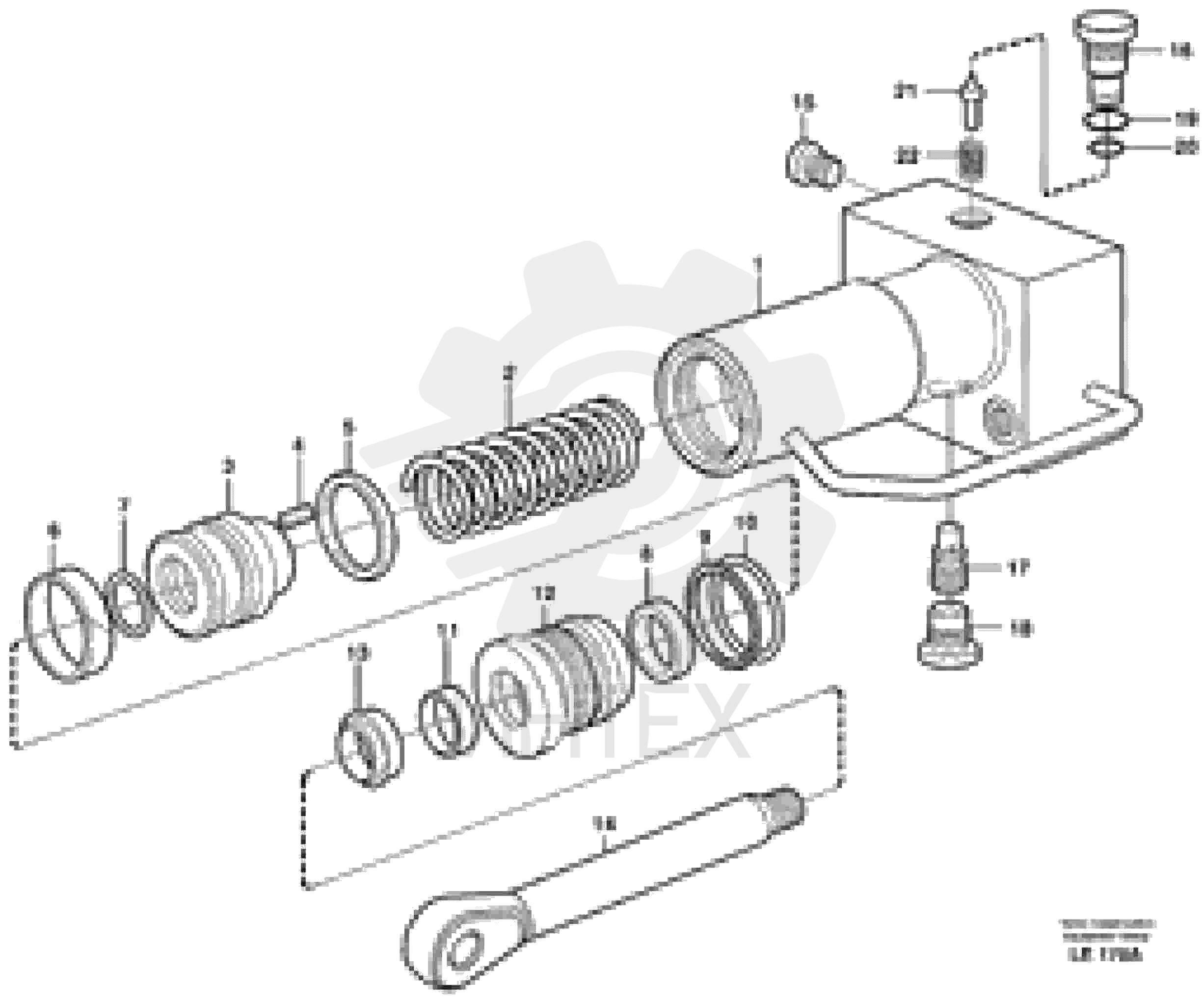 Sealing kit VOE 11714180