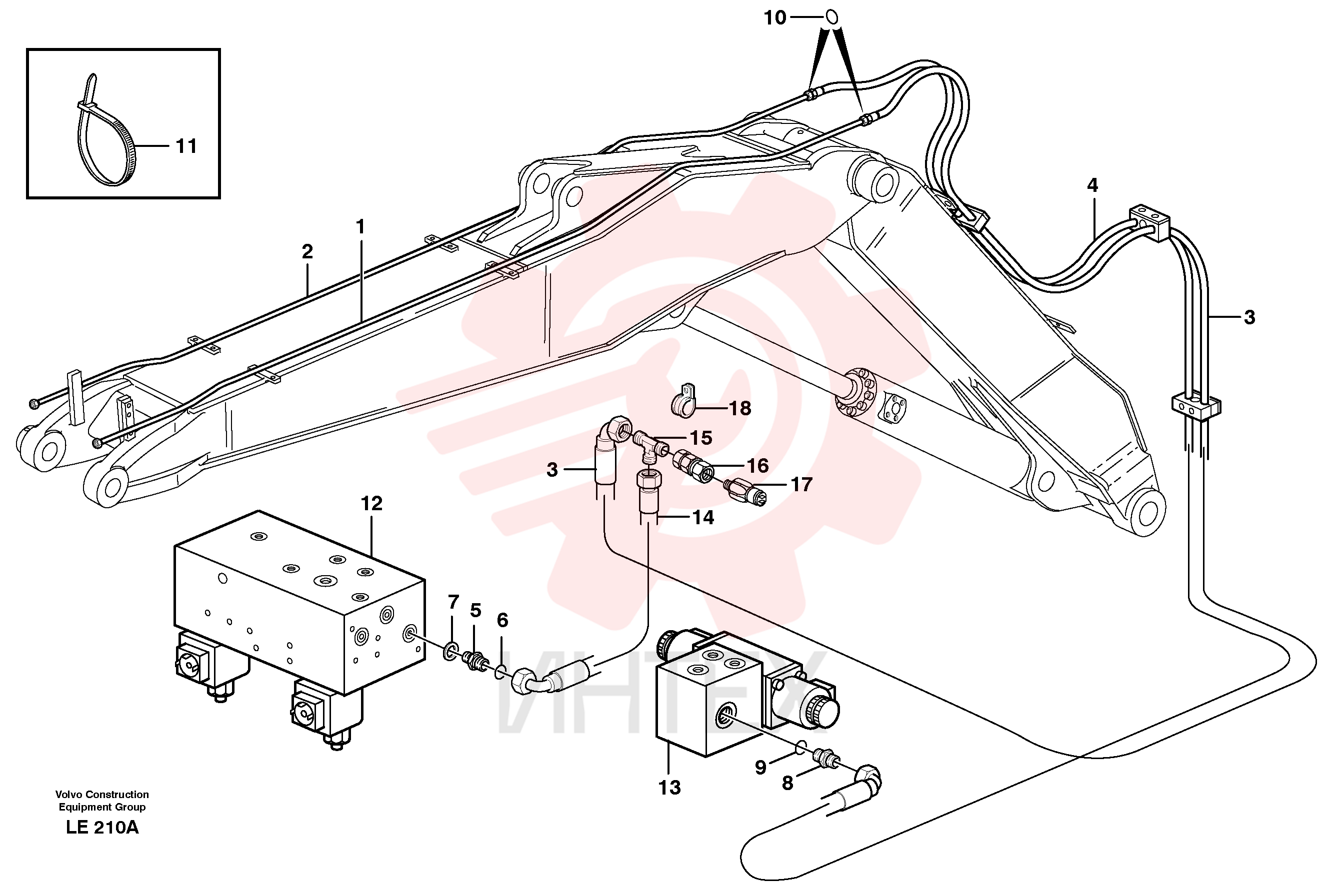 Tube Assembly VOE 14370644