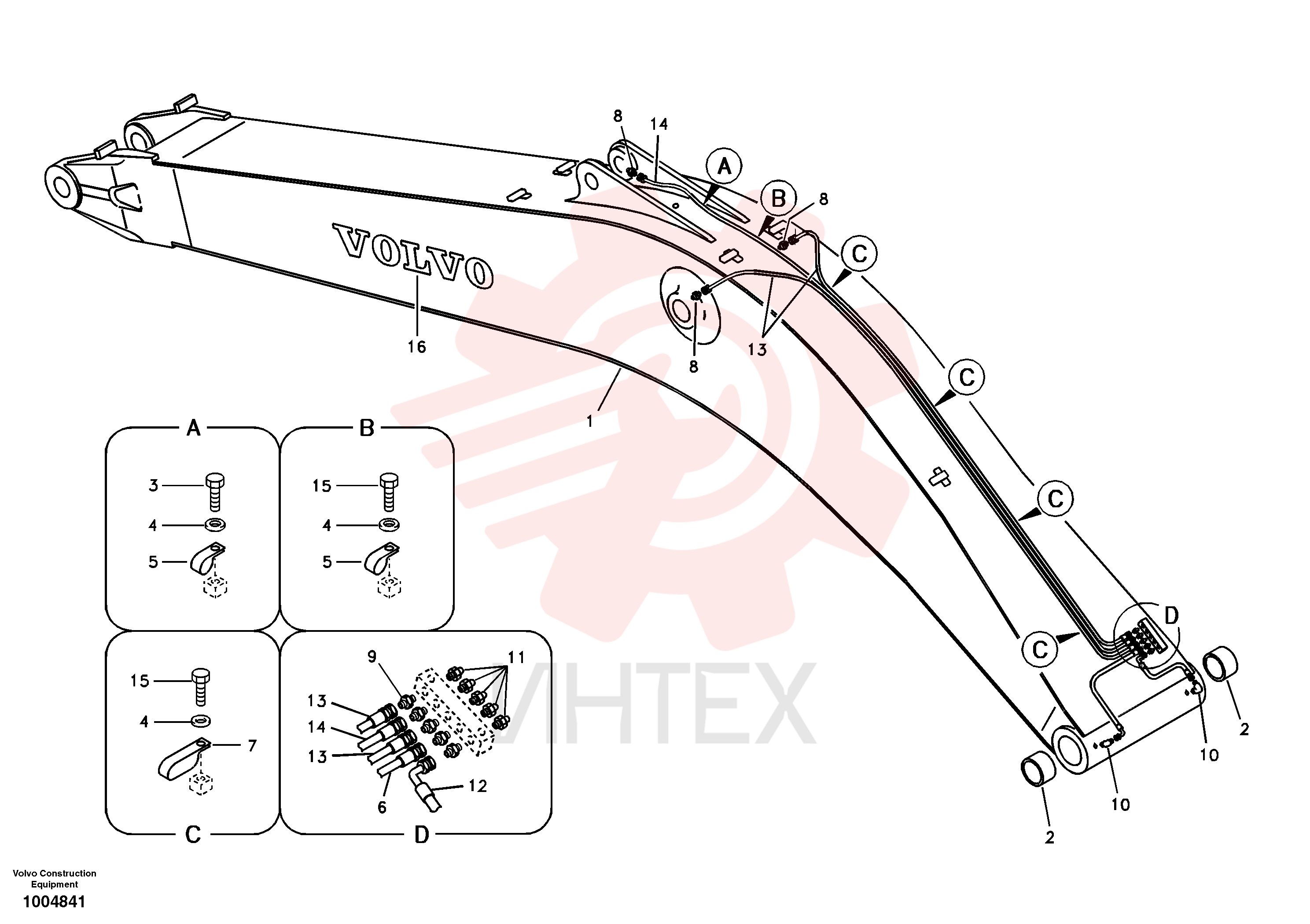 Excavator boom
