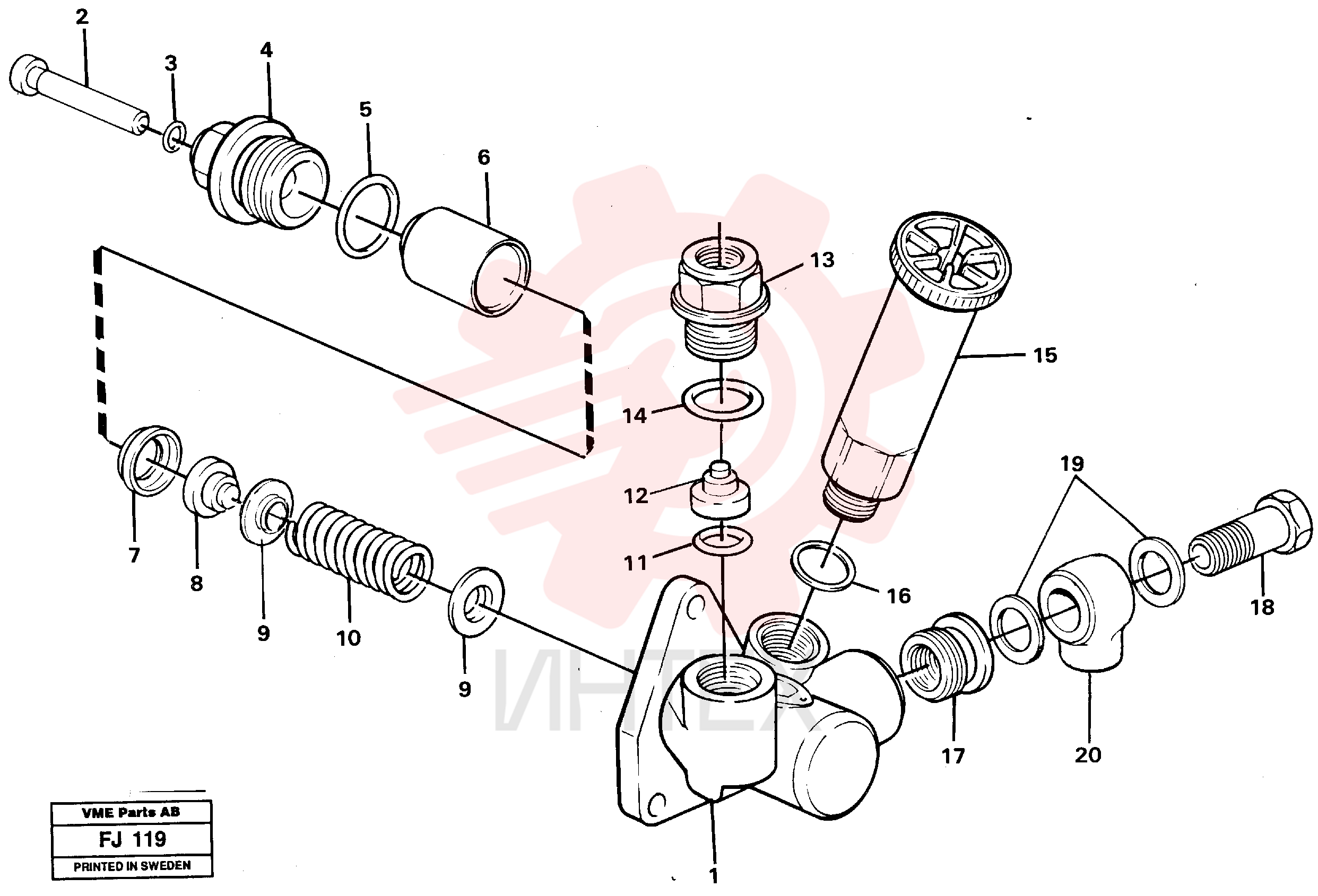 Feed pump VOE 6213583