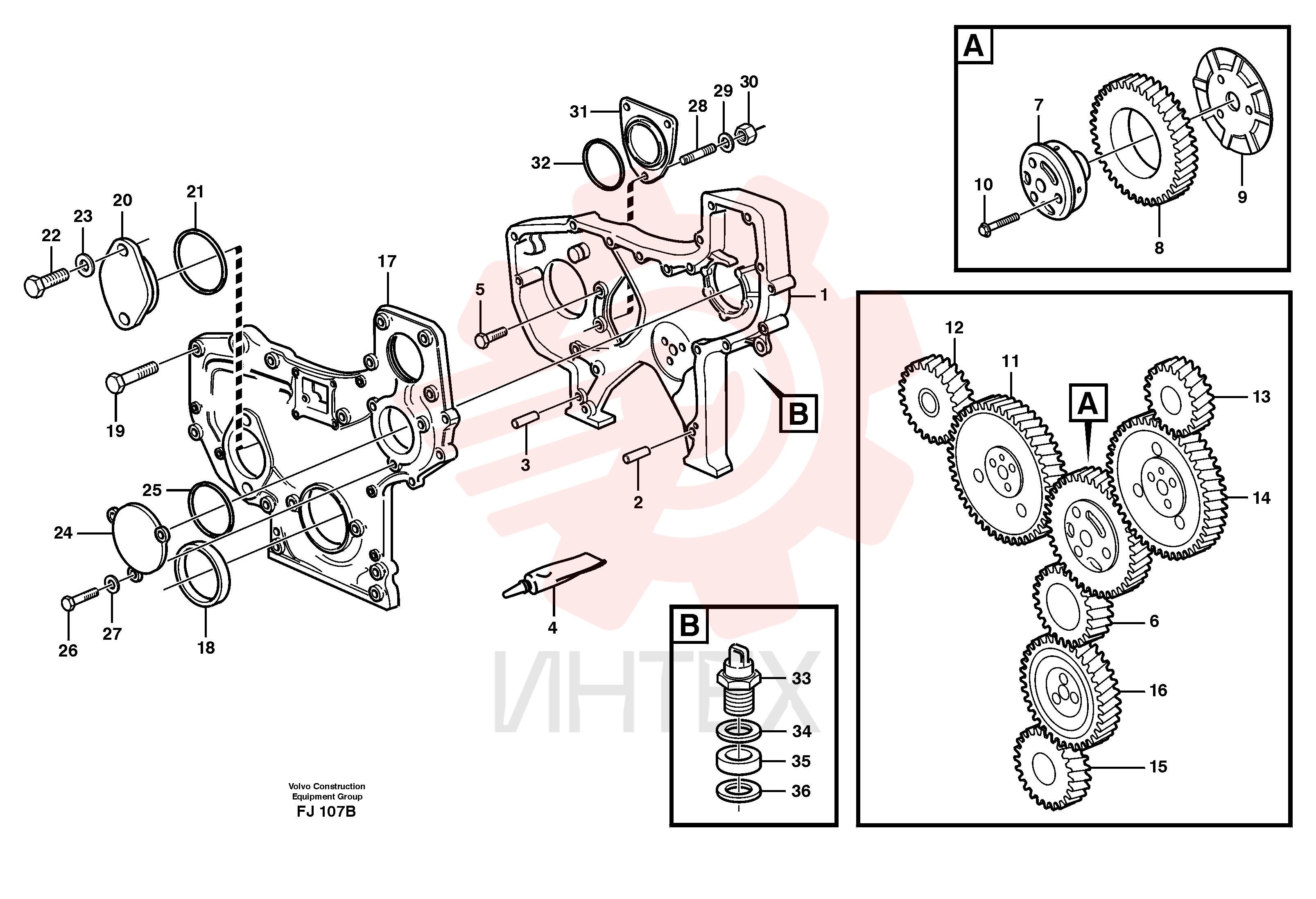 Flange screw VOE 13965187