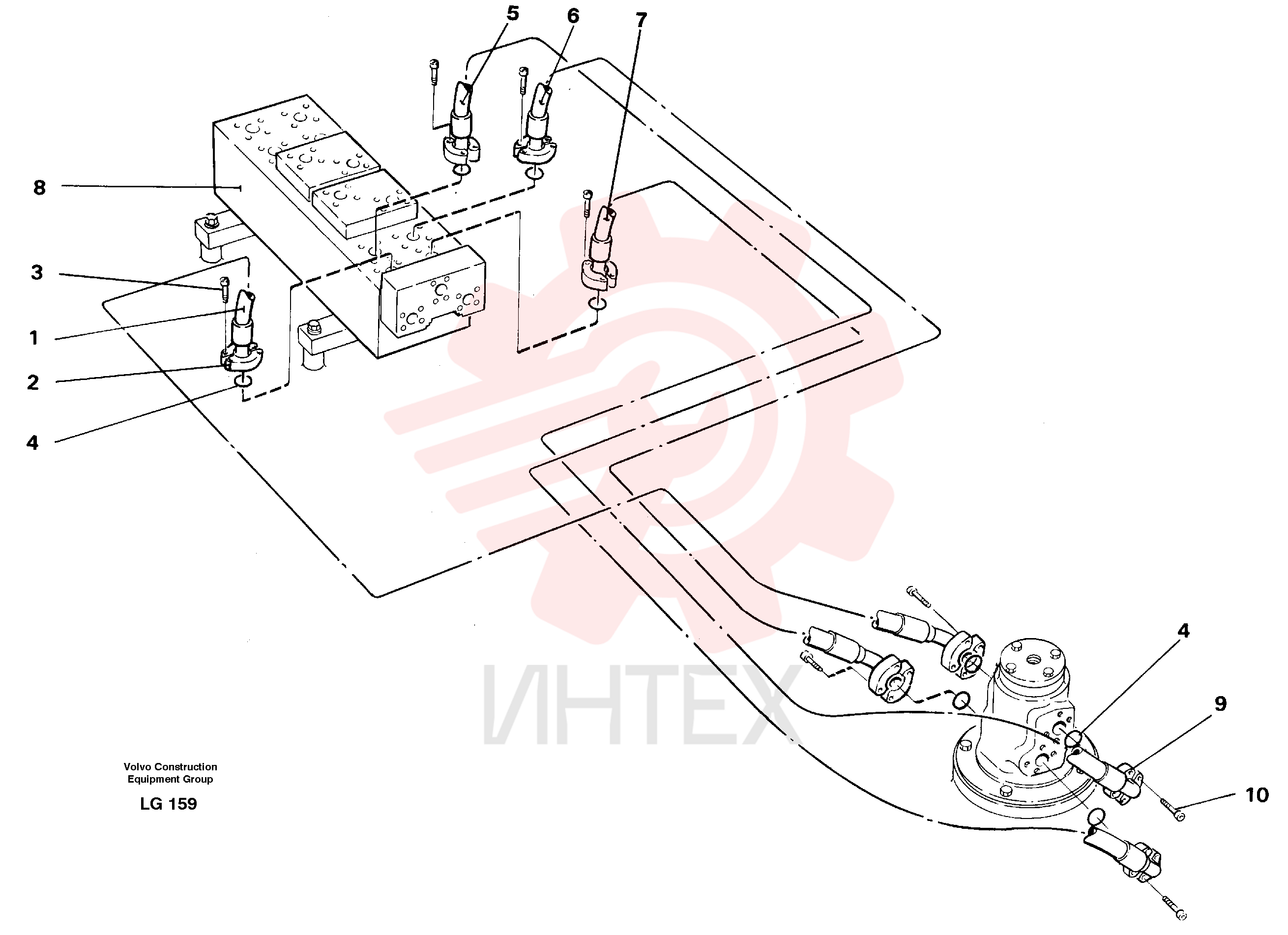 Hydraulic hose VOE 14233786 (2)