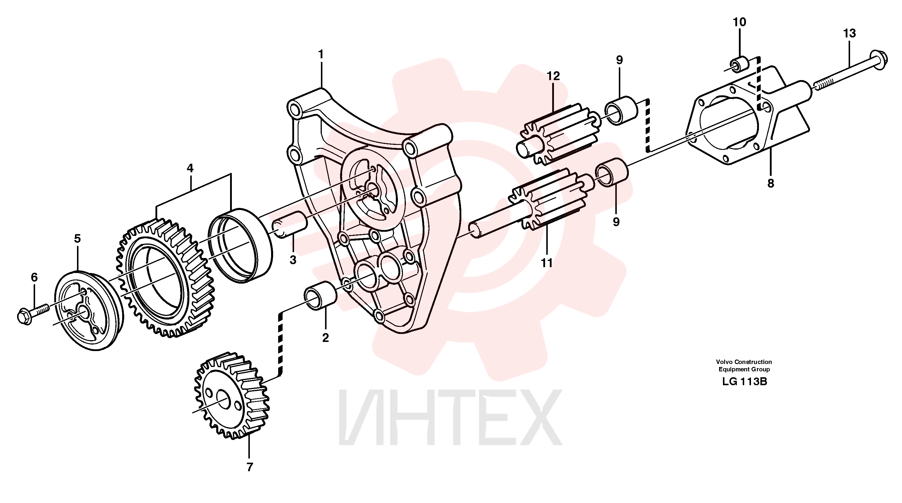 Oil pump housing