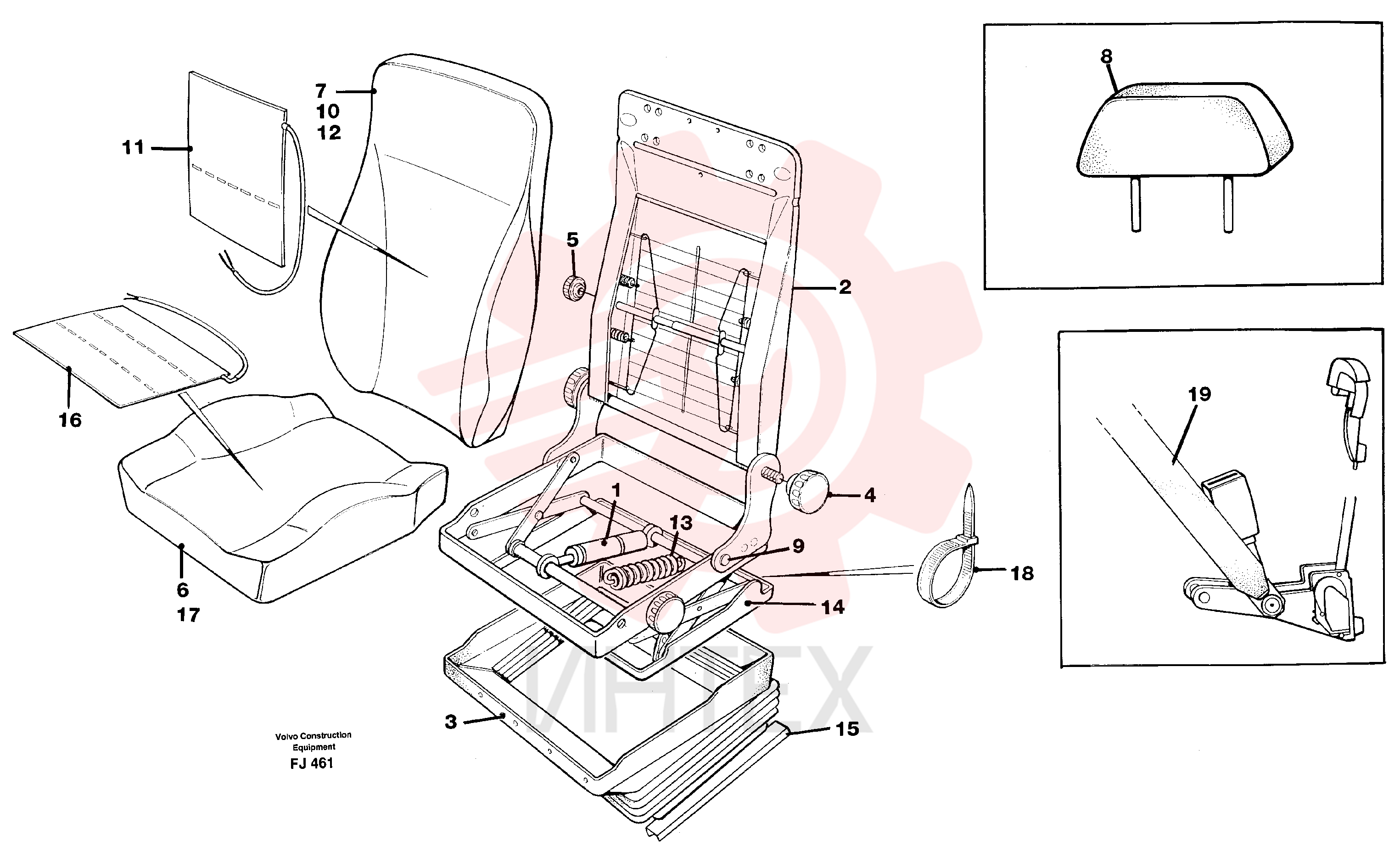 Operator's Seat VOE 14265475 (1)