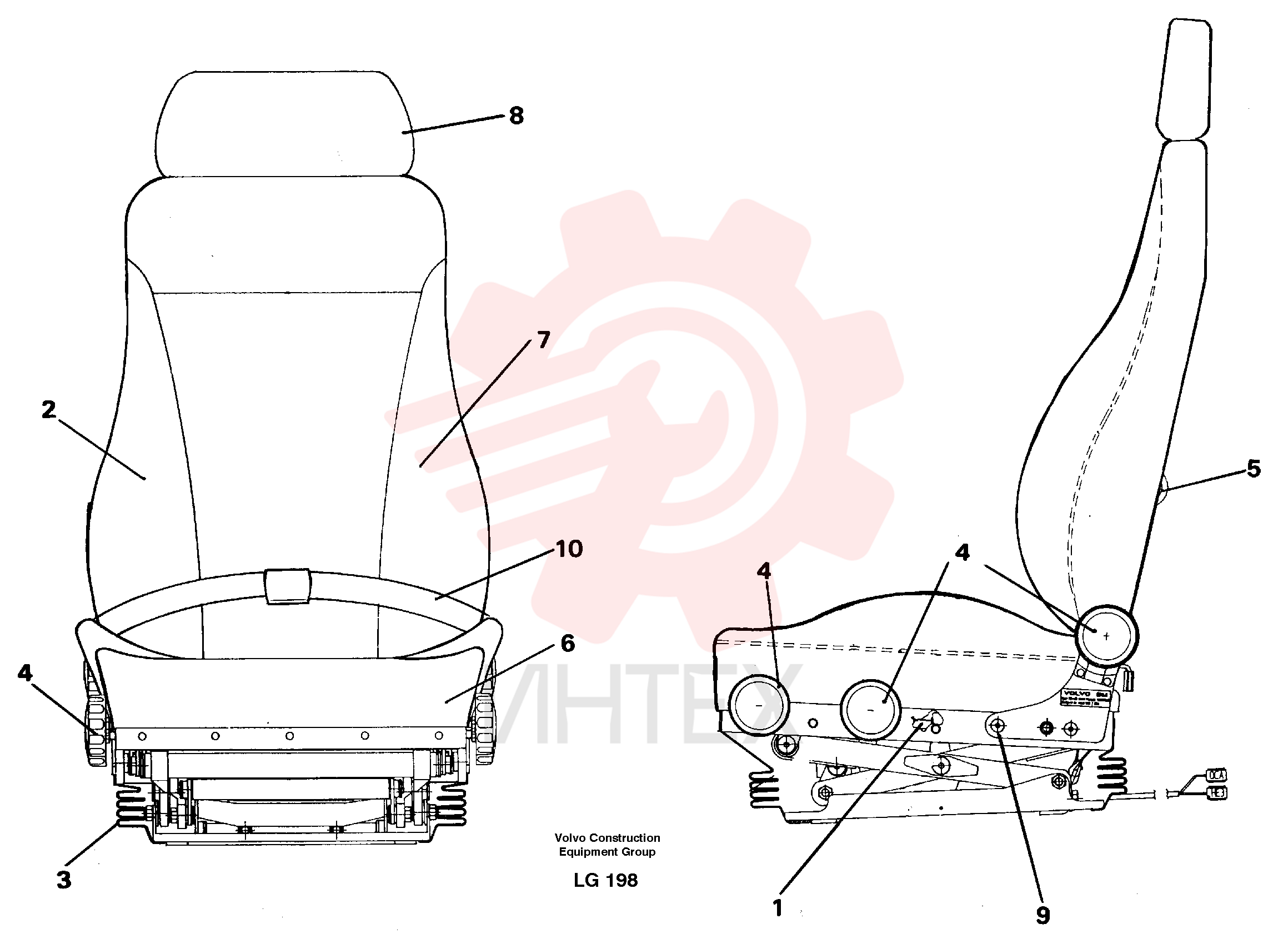 Operator's Seat VOE 14265475 (2)