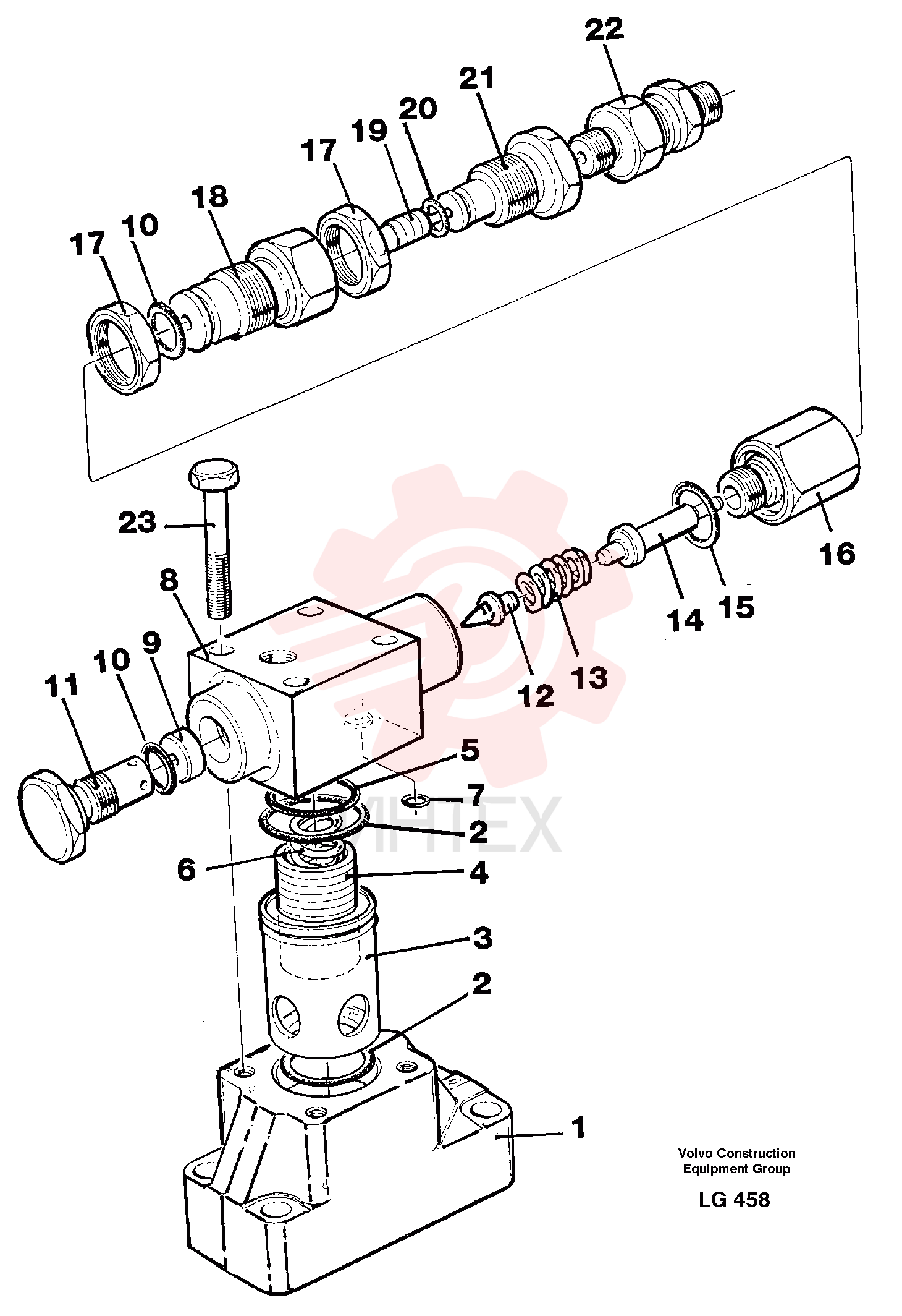 Pressure limiting valve VOE 14241445 (2)