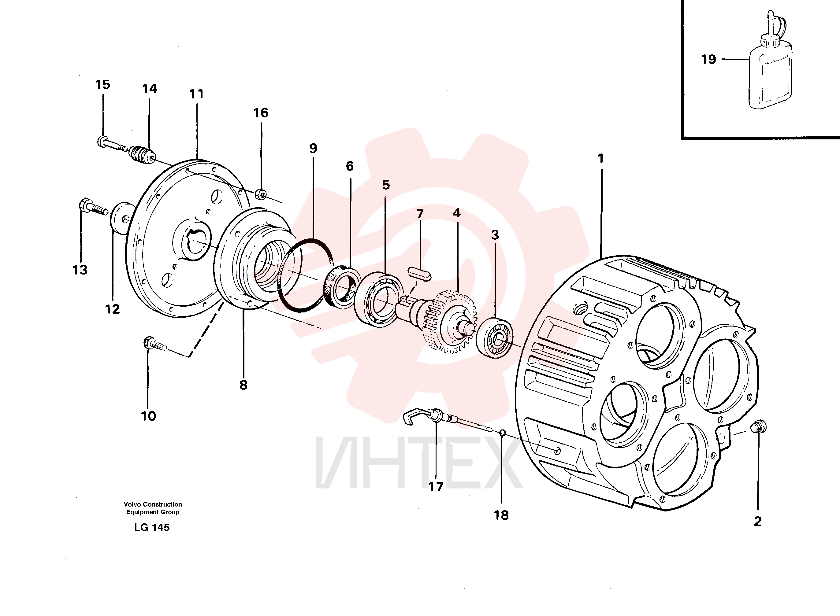 Pump Gearbox VOE 14238220 (2)