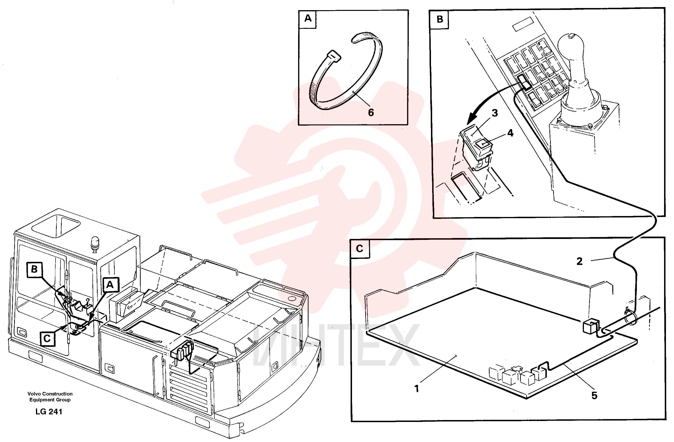 Receptacle housing VOE 4803454