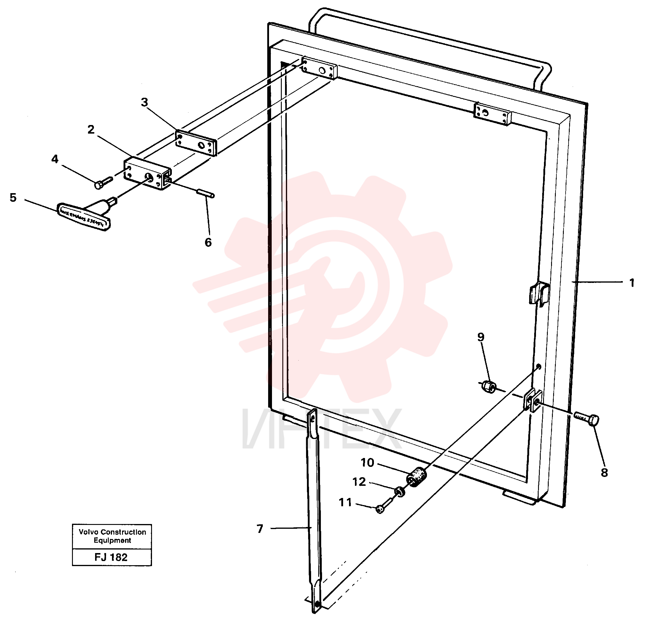 Roof hatch VOE 14255372 (1)