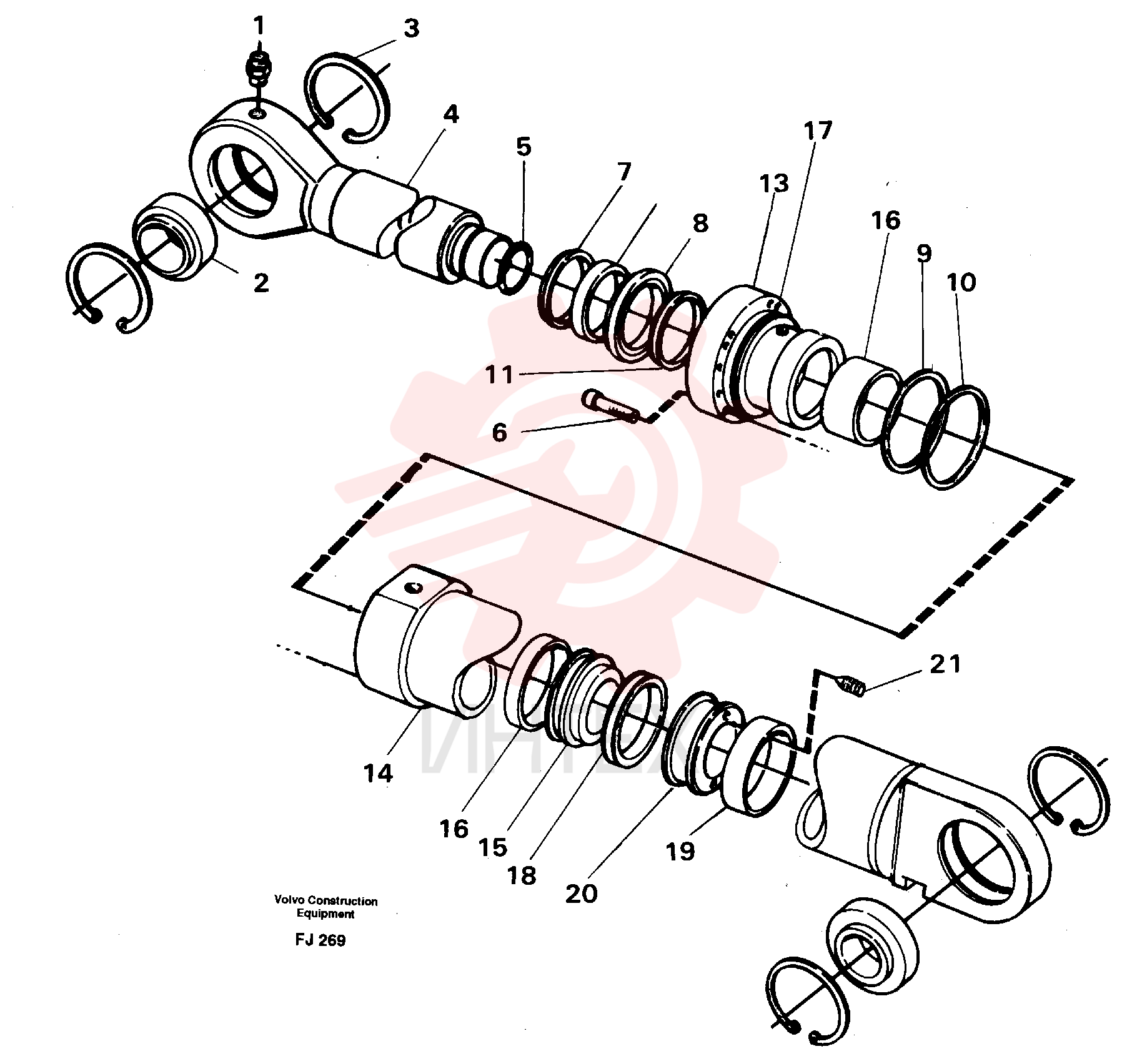 Sealing kit VOE 11997089