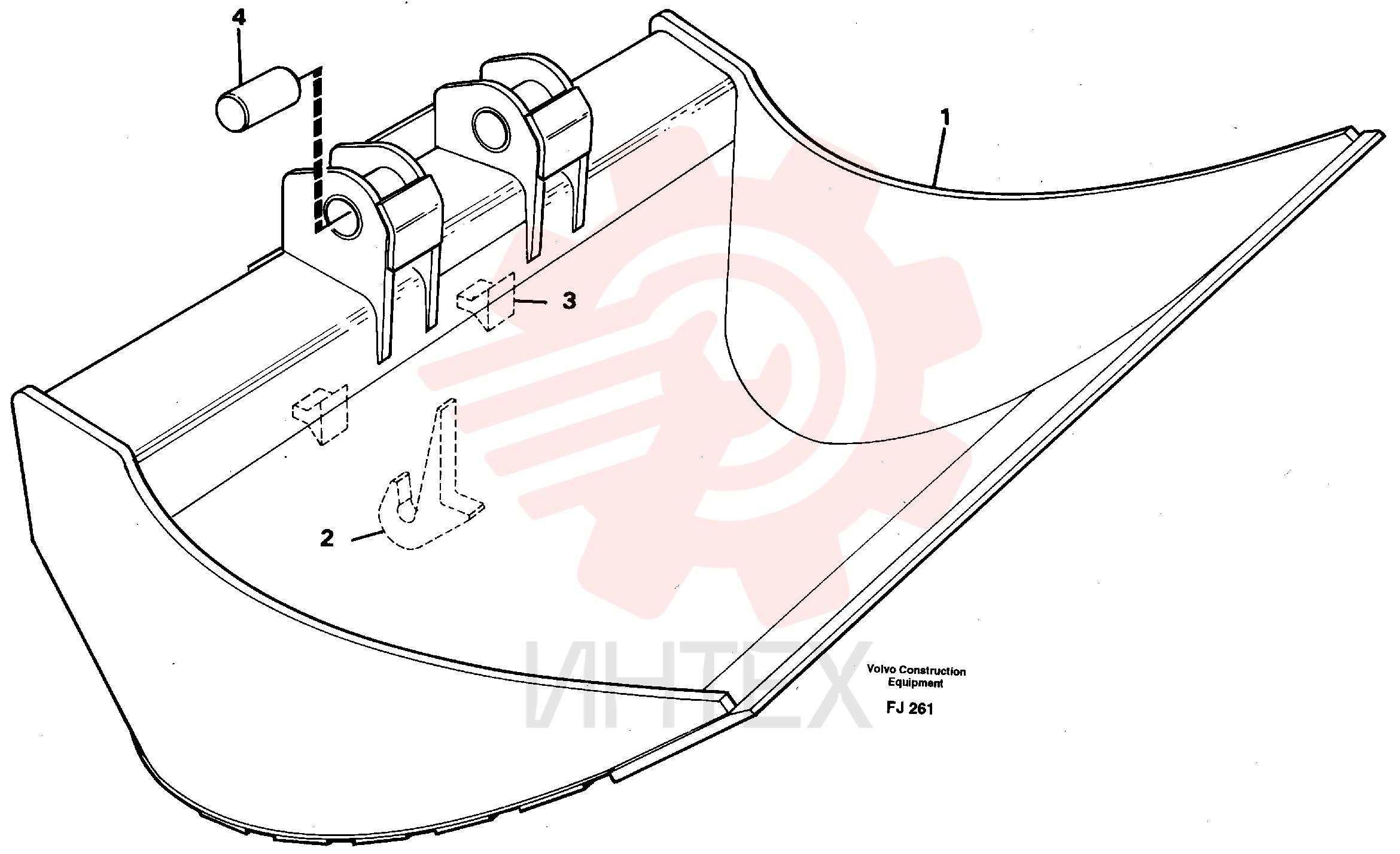 Slope Bucket VOE 14249108