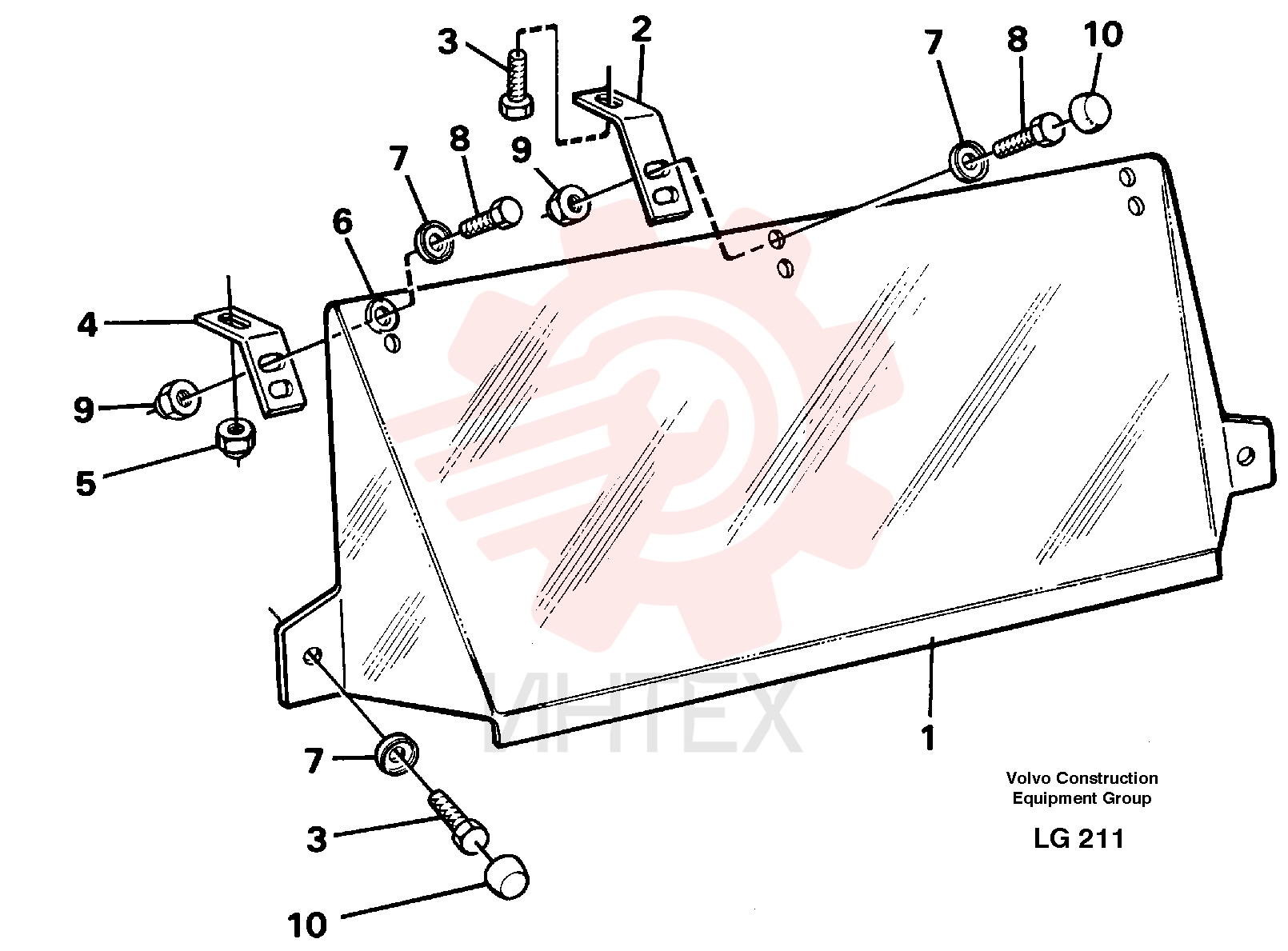 Sun visor VOE 14250507 (2)