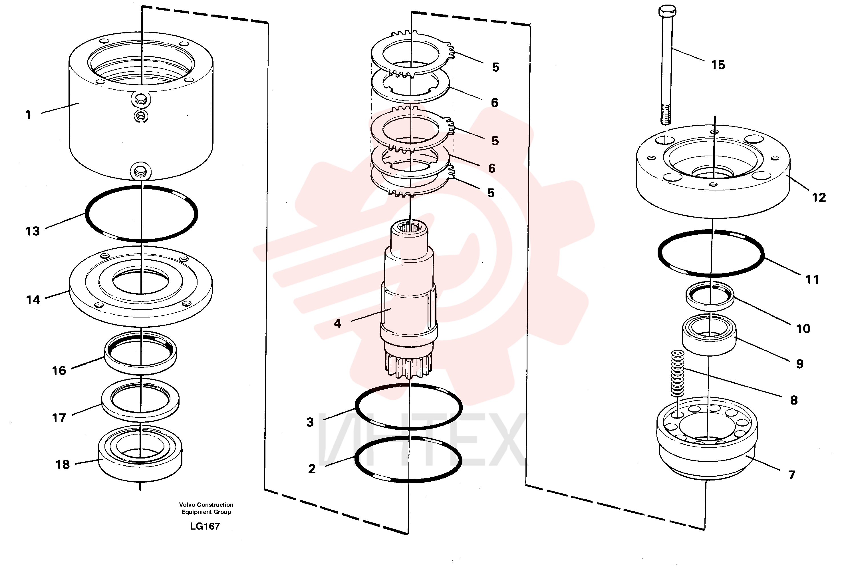 Swinging Brake VOE 14236775 (2)