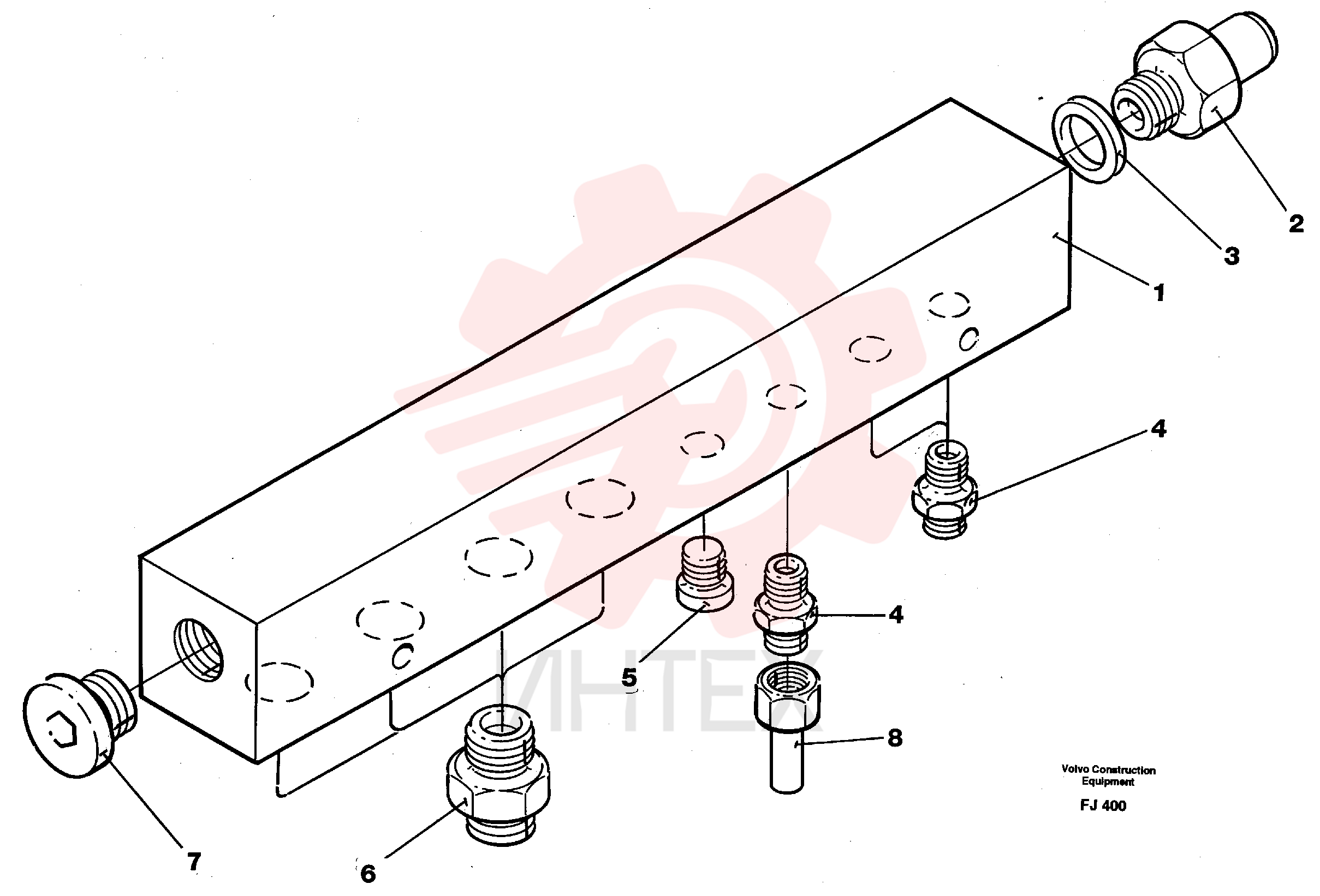 Terminal block VOE 14256180 (1)