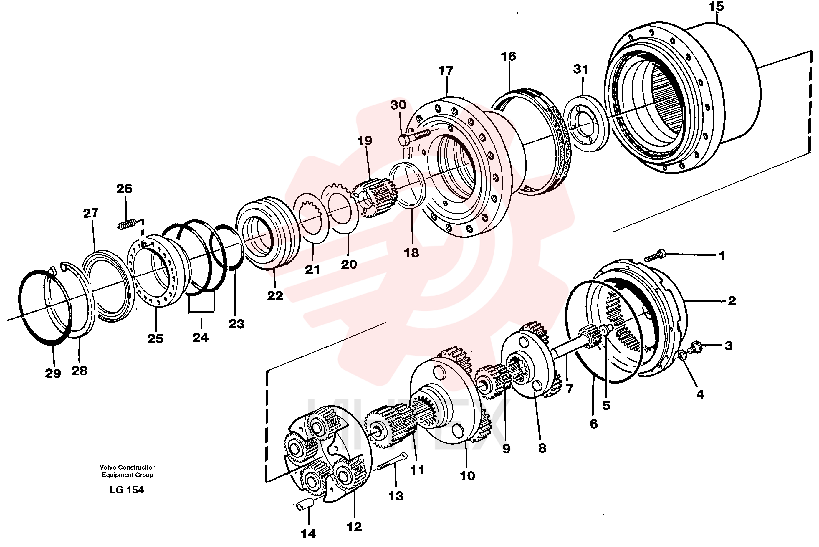 Track Gearbox VOE 14215438 (2)
