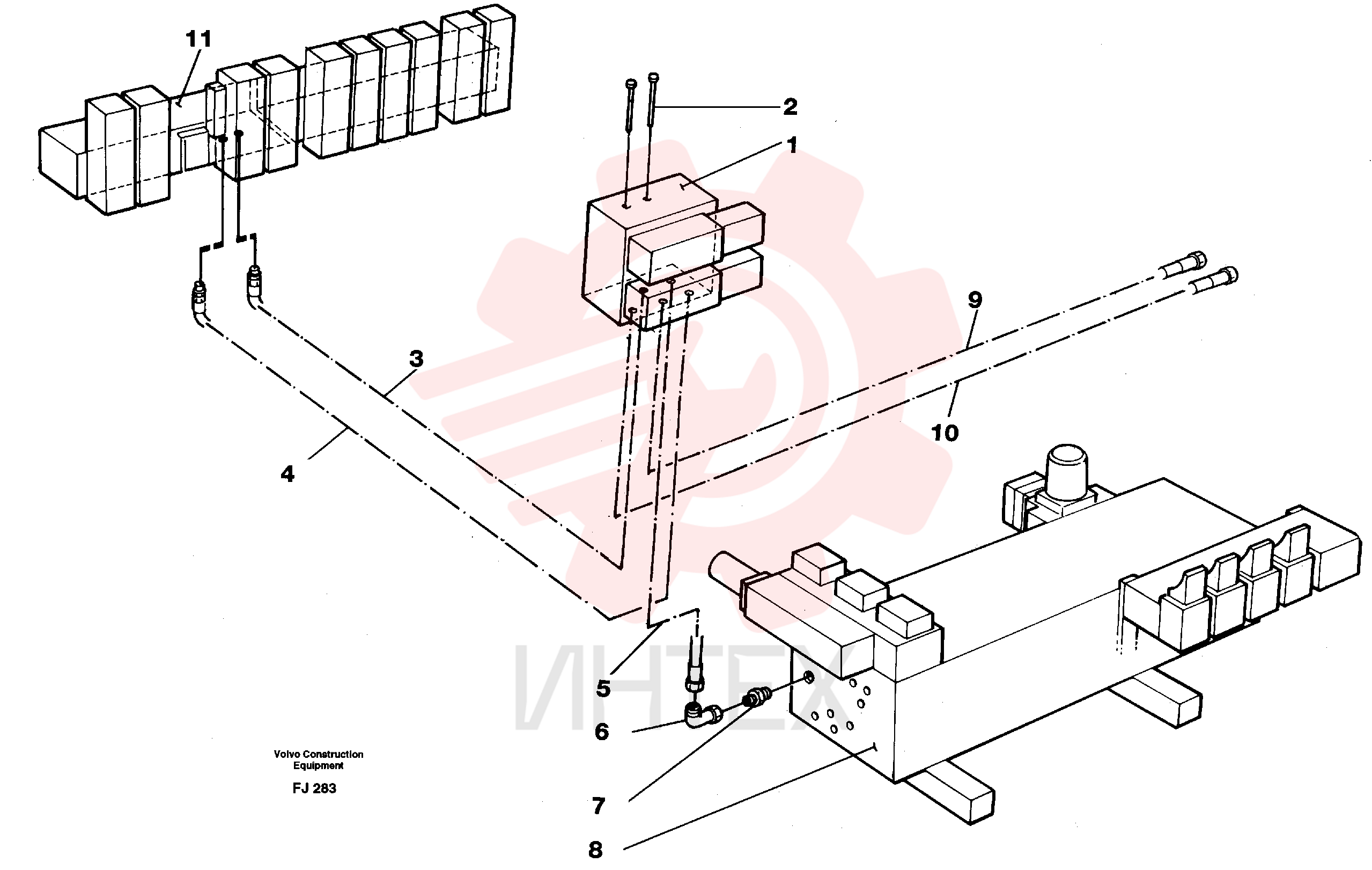 Valve body VOE 14243111 (1)