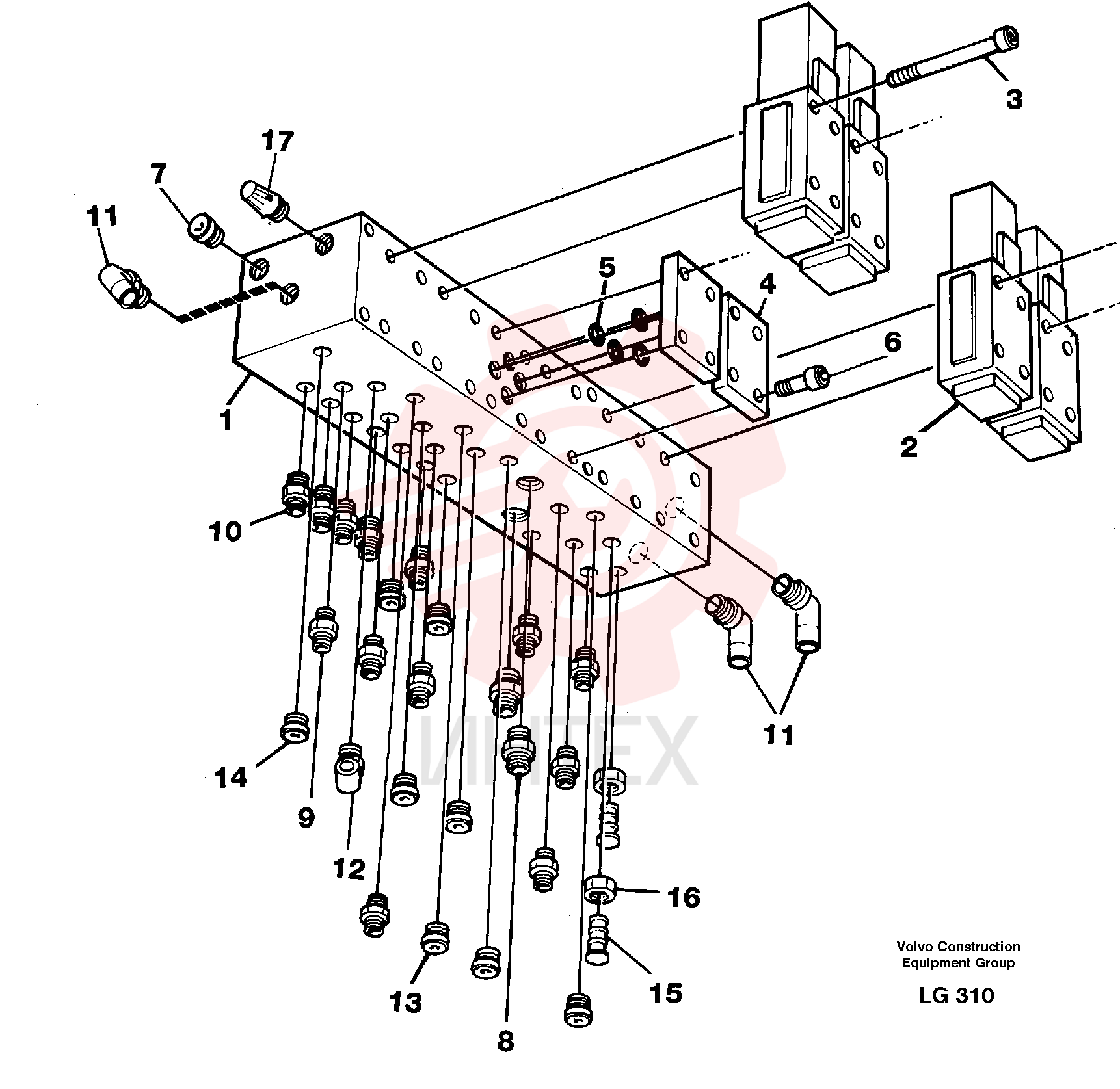 Valve body VOE 14250898 (2)