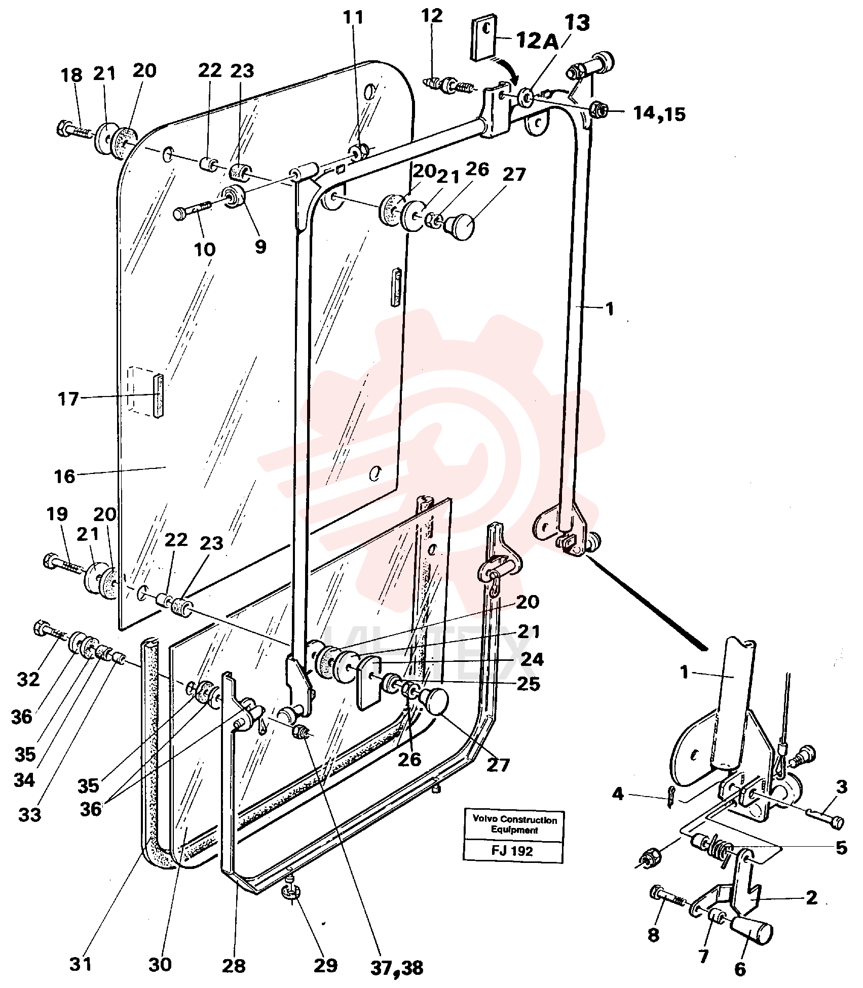Windshield VOE 14245069