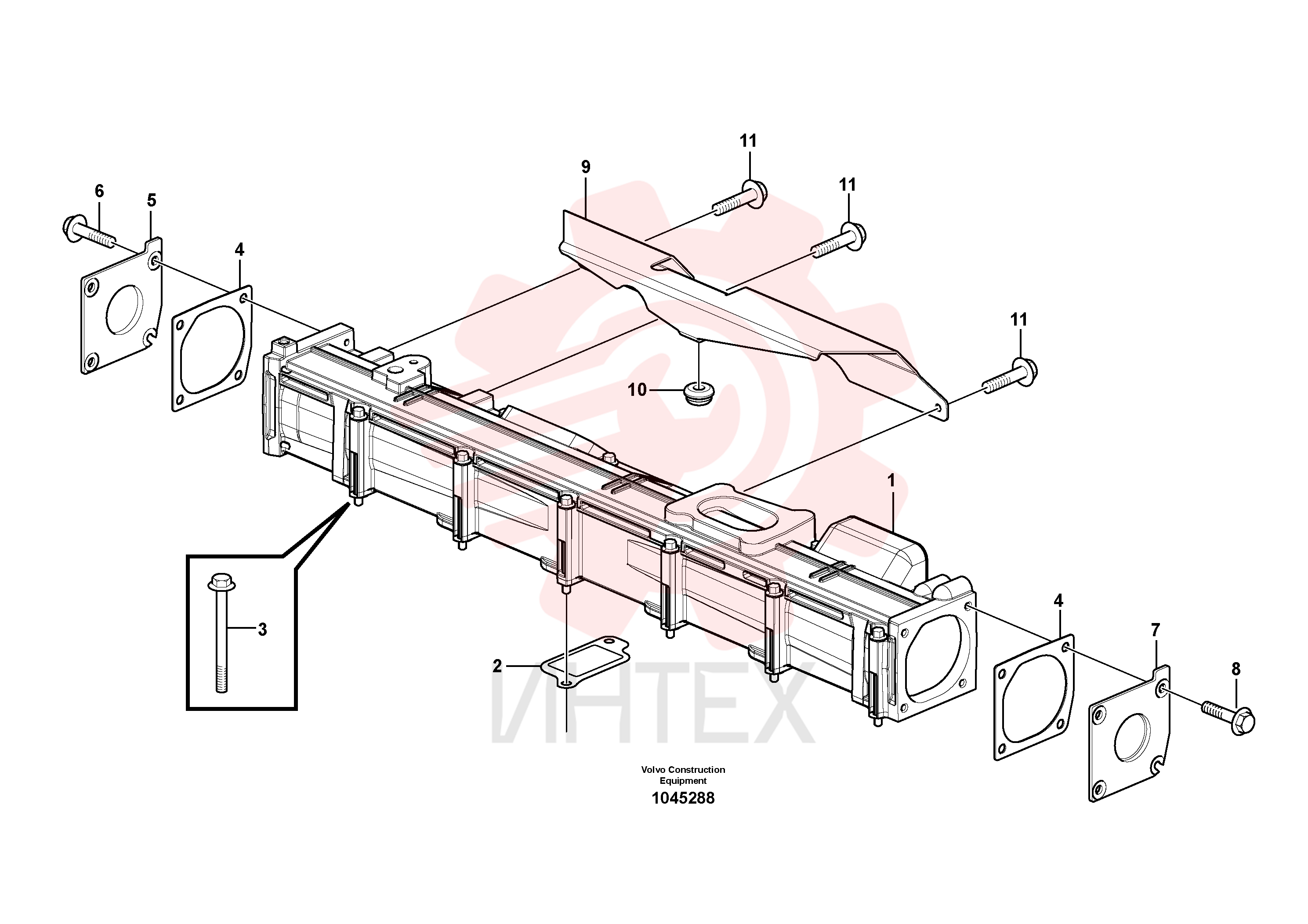 Charge Air Pipe VOE 20859651