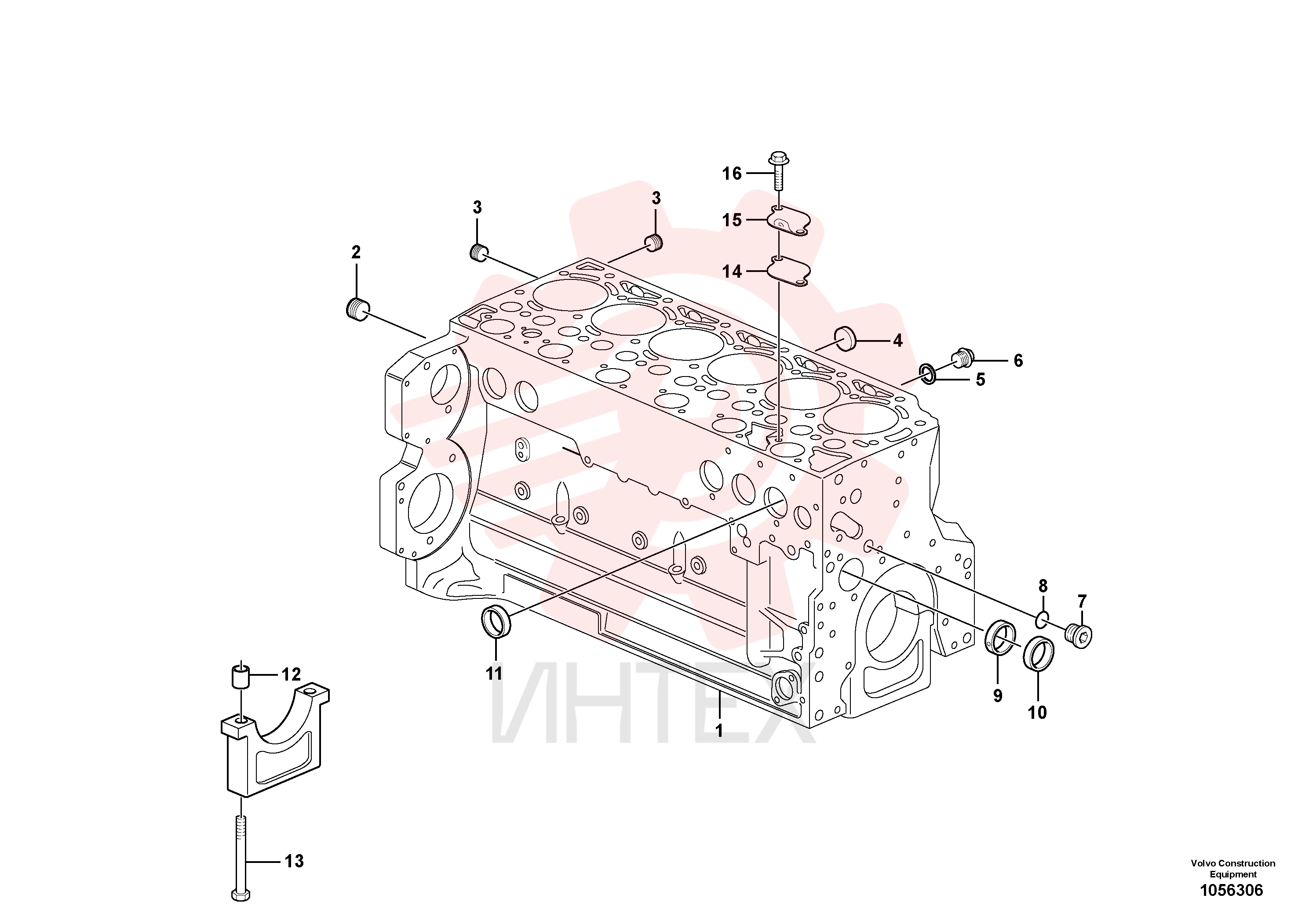 Crankcase VOE 21077566
