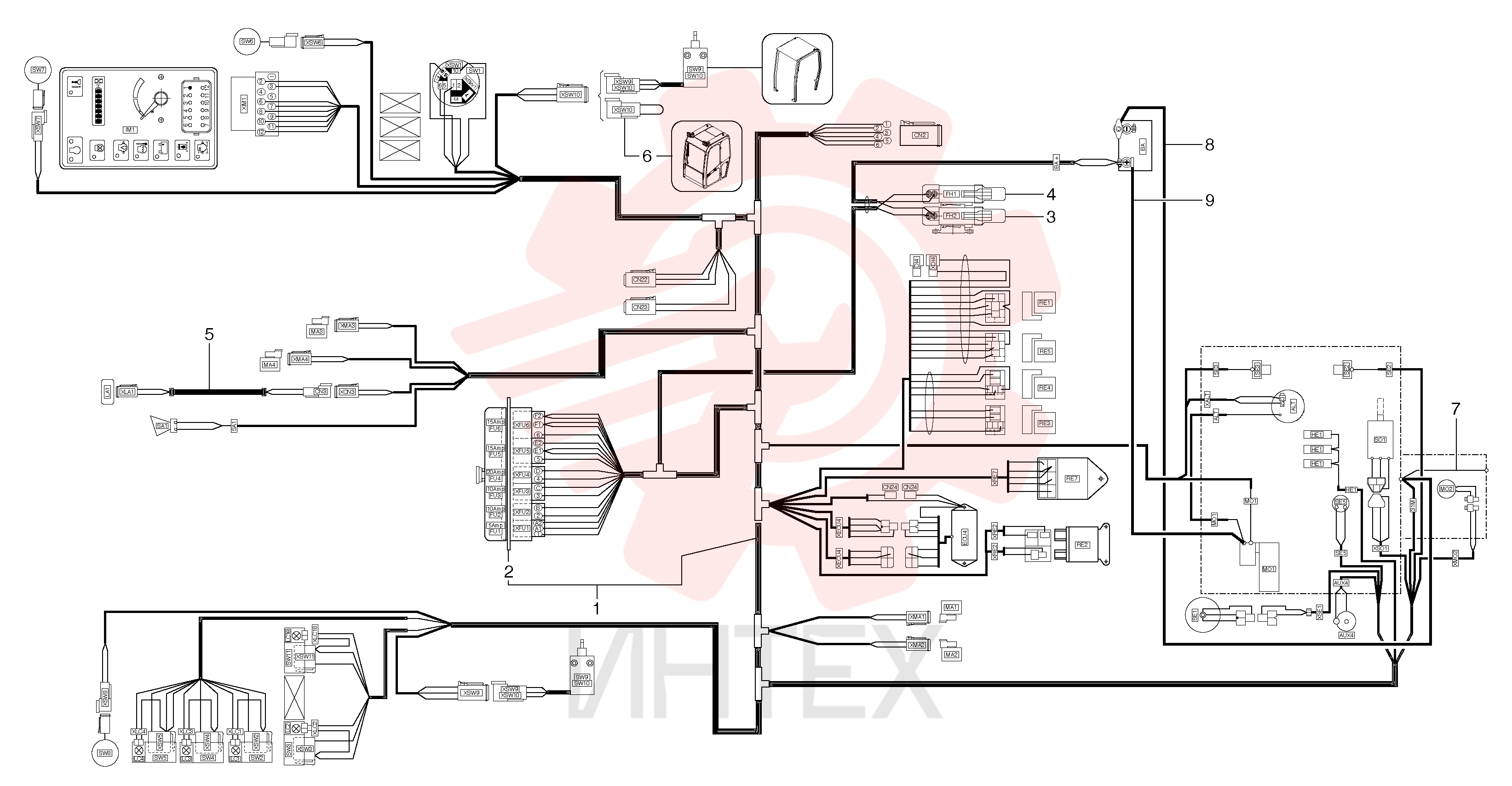 Cable stem