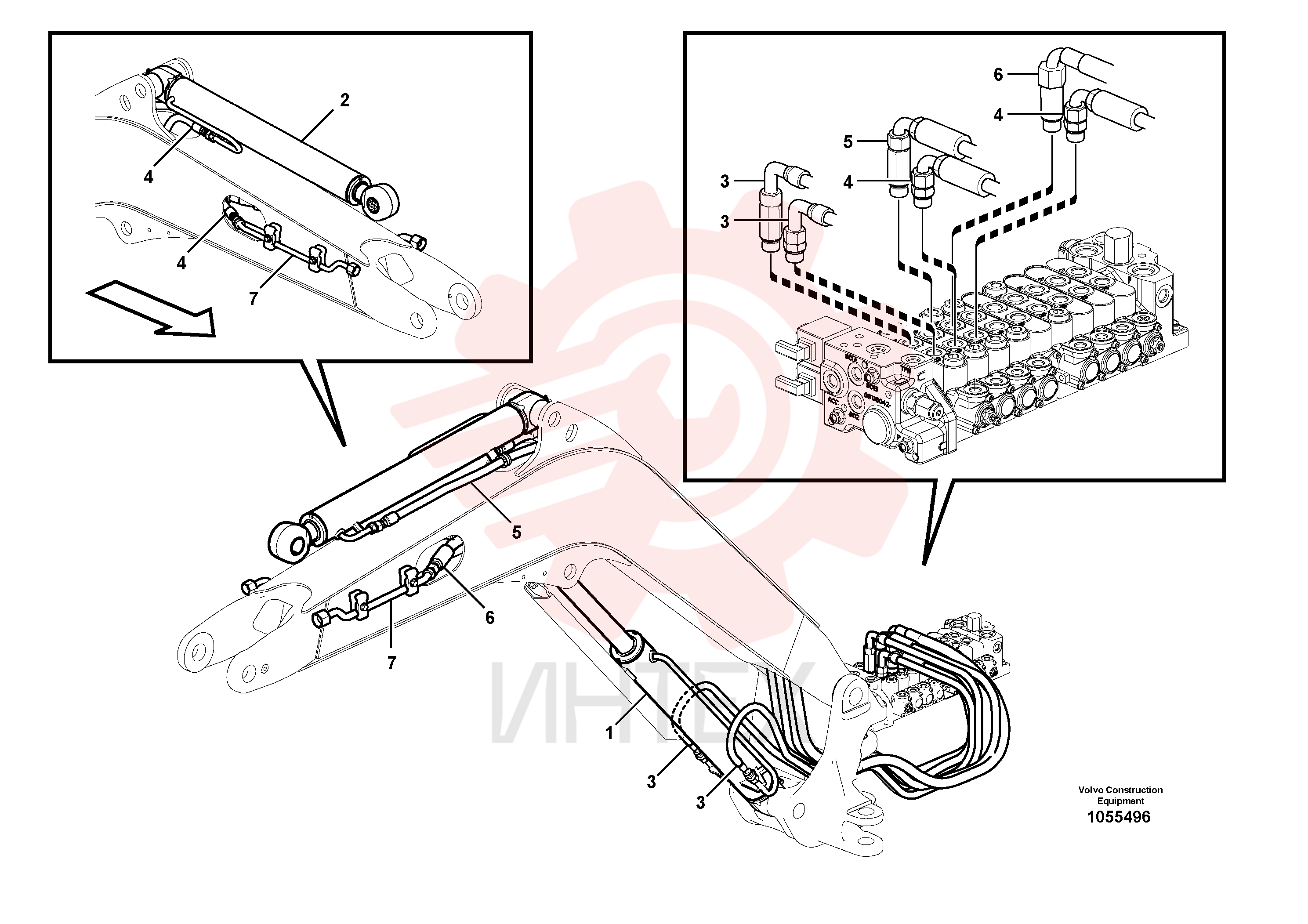 Hose assembly VOE 15622155