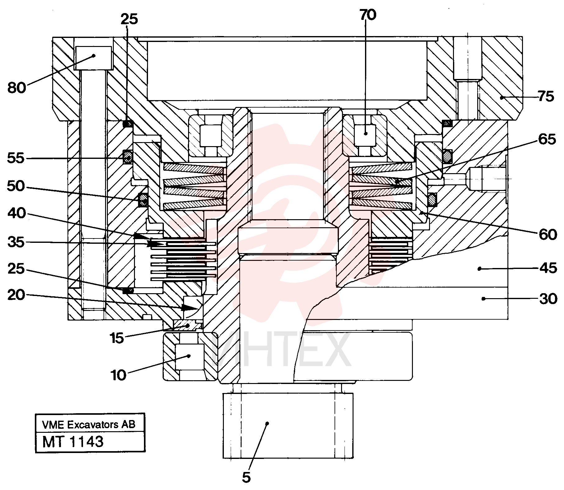 Track Brake VOE 14237553
