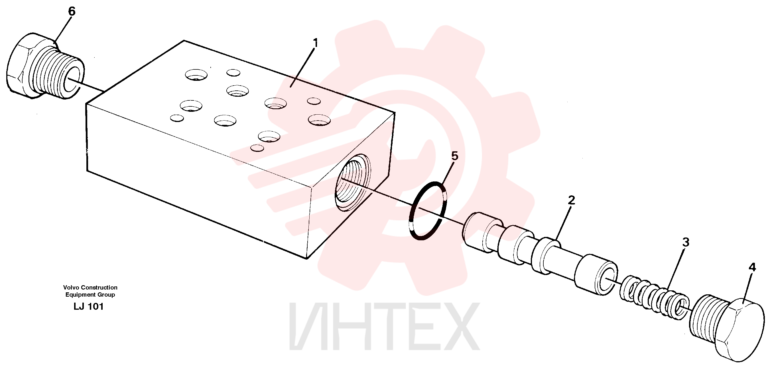 Клапан VOE 14046505 (1)