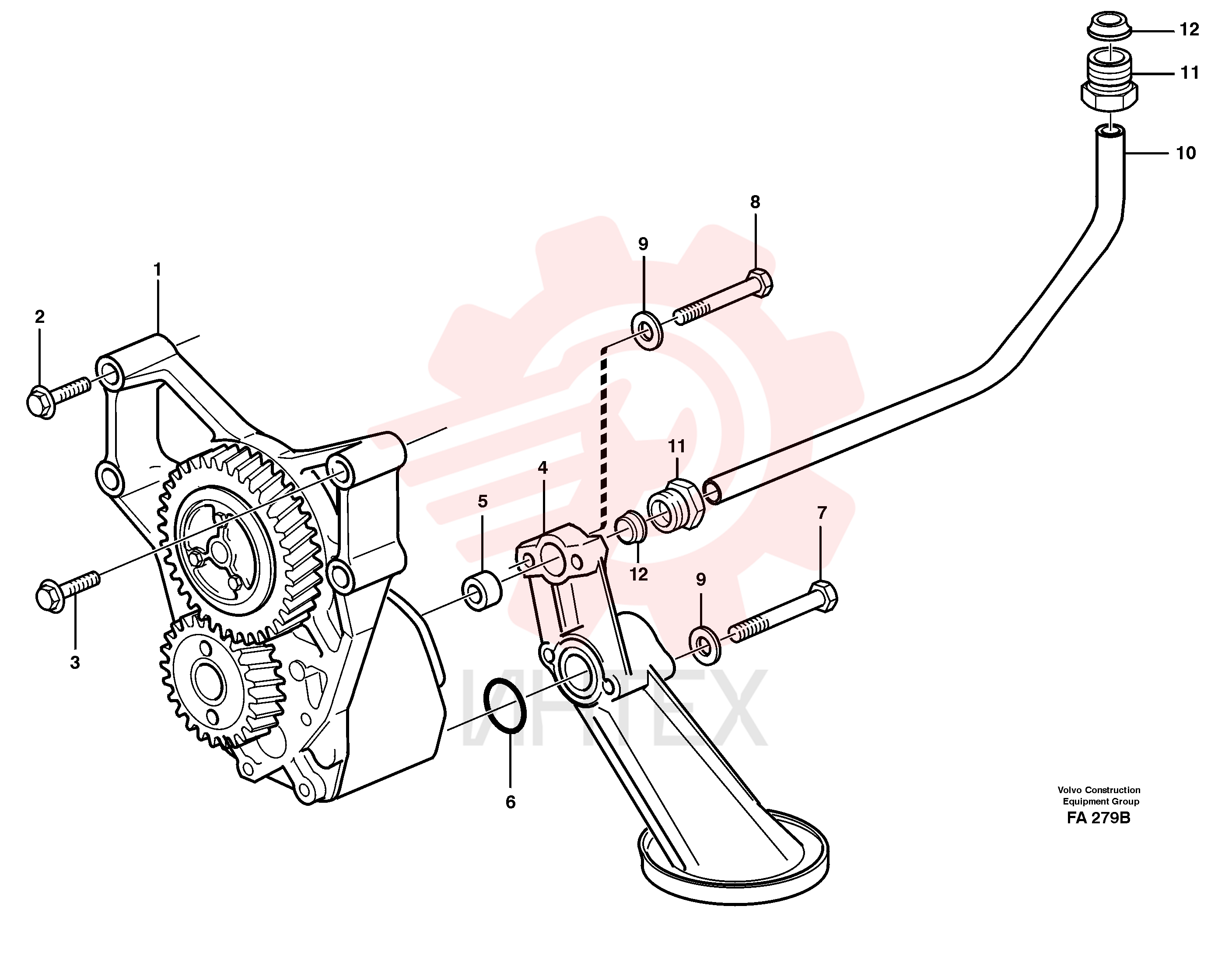 Насос масляный VOE 420867