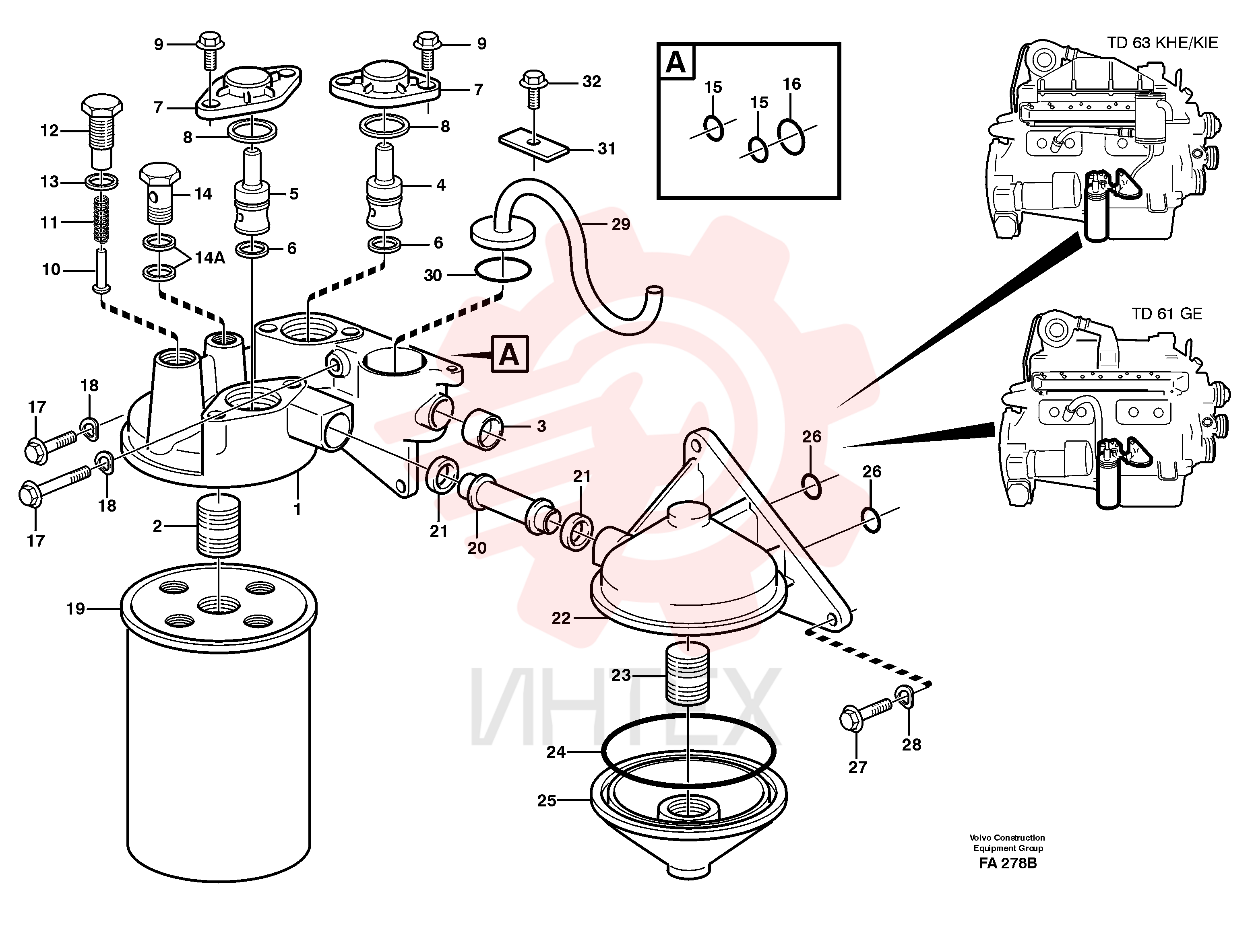 Oil filter housing