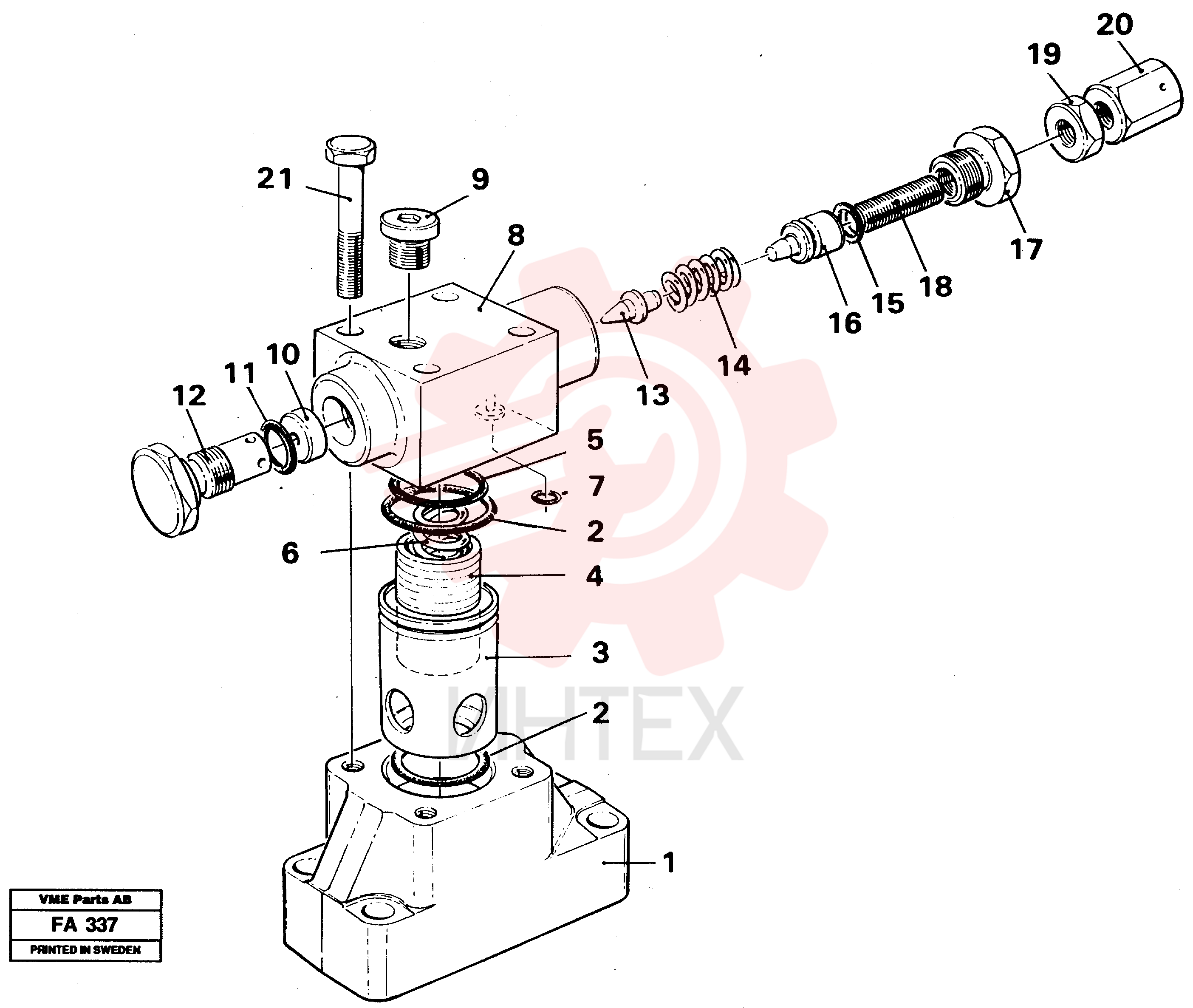 Pressure limiting valve