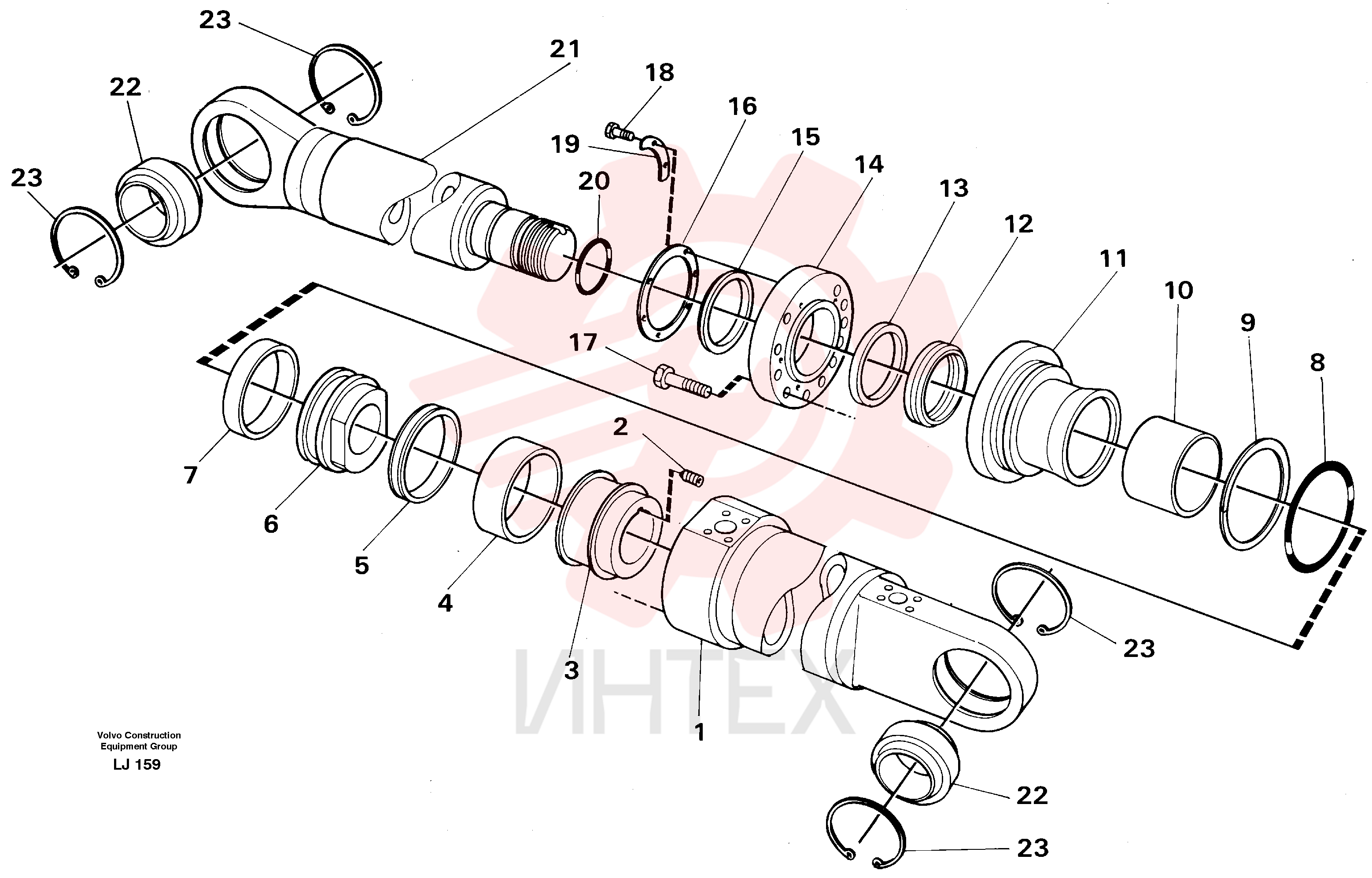 Sealing kit VOE 11997226