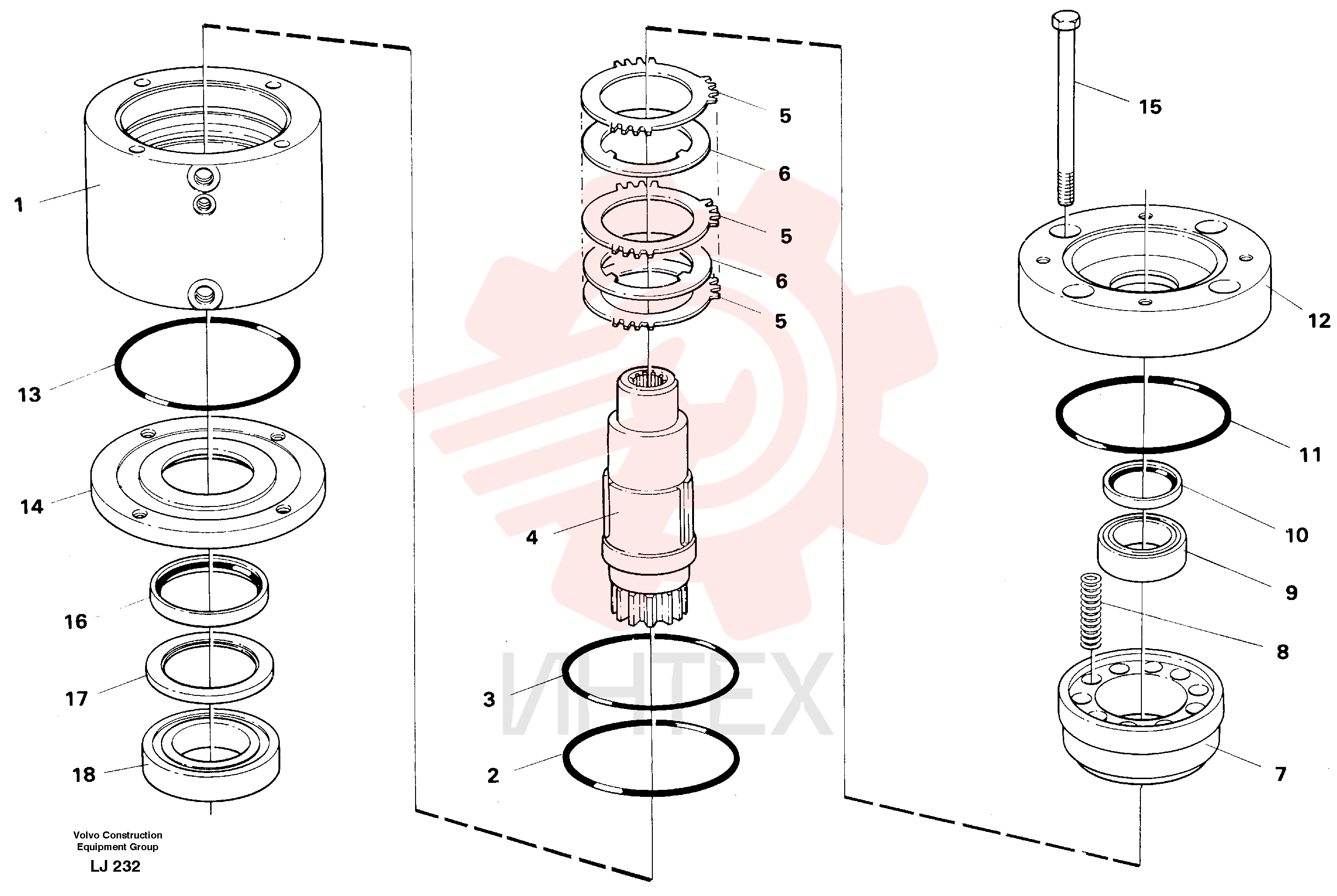 Swinging Brake VOE 14233137 (1)