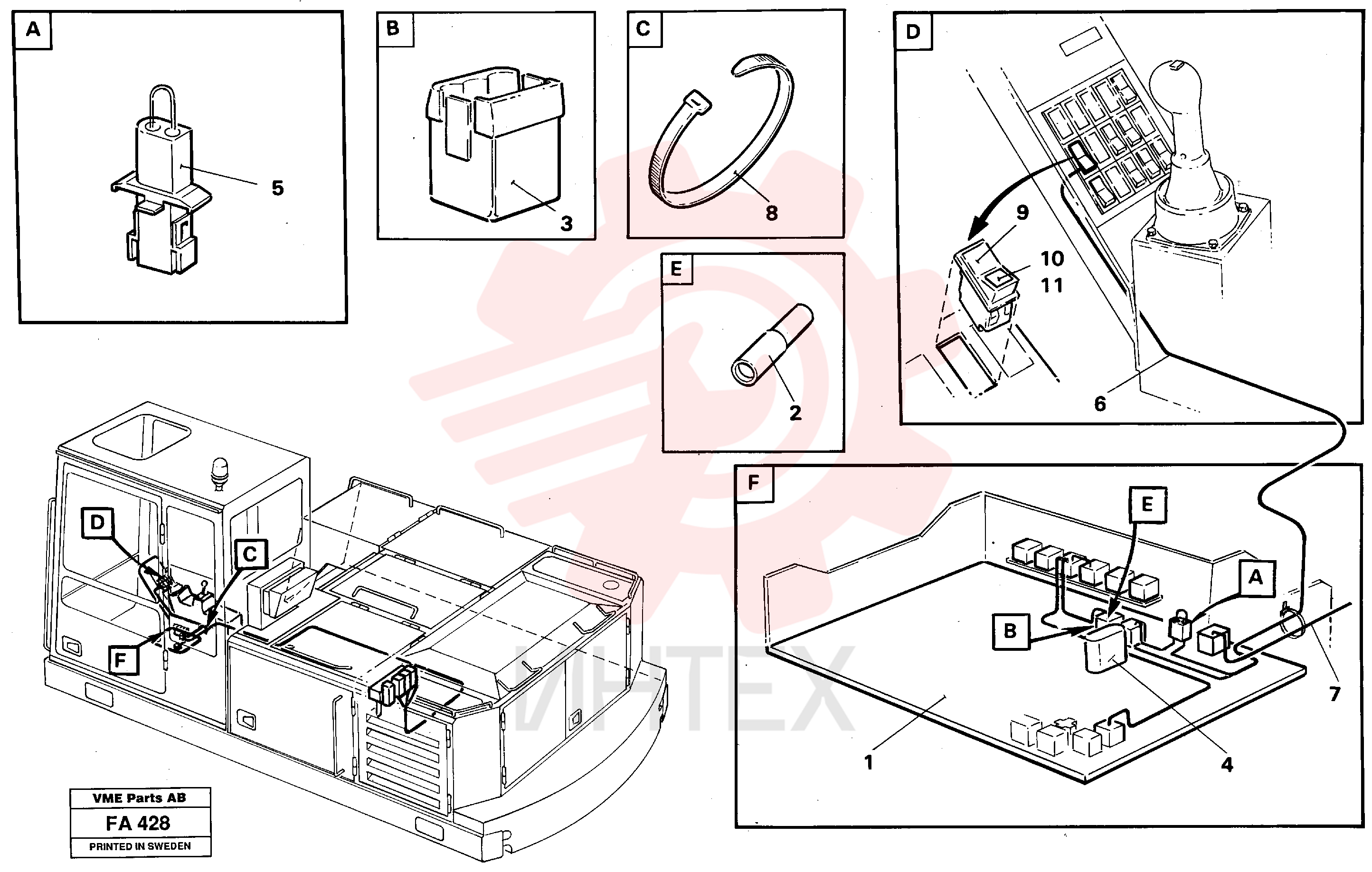 Tab housing VOE 13948297